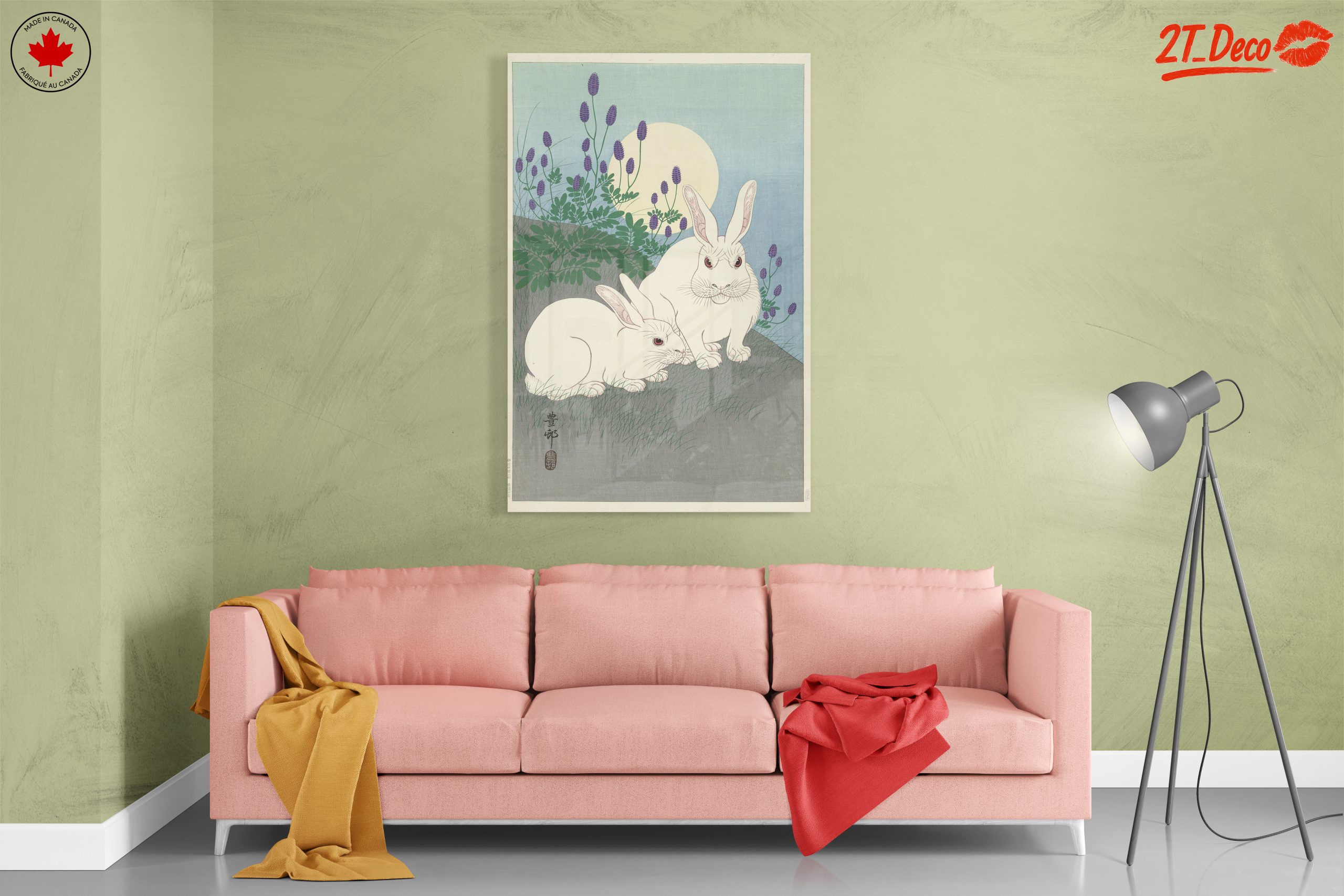 Traditional Japanese Art Featuring Rabbits - Image 7
