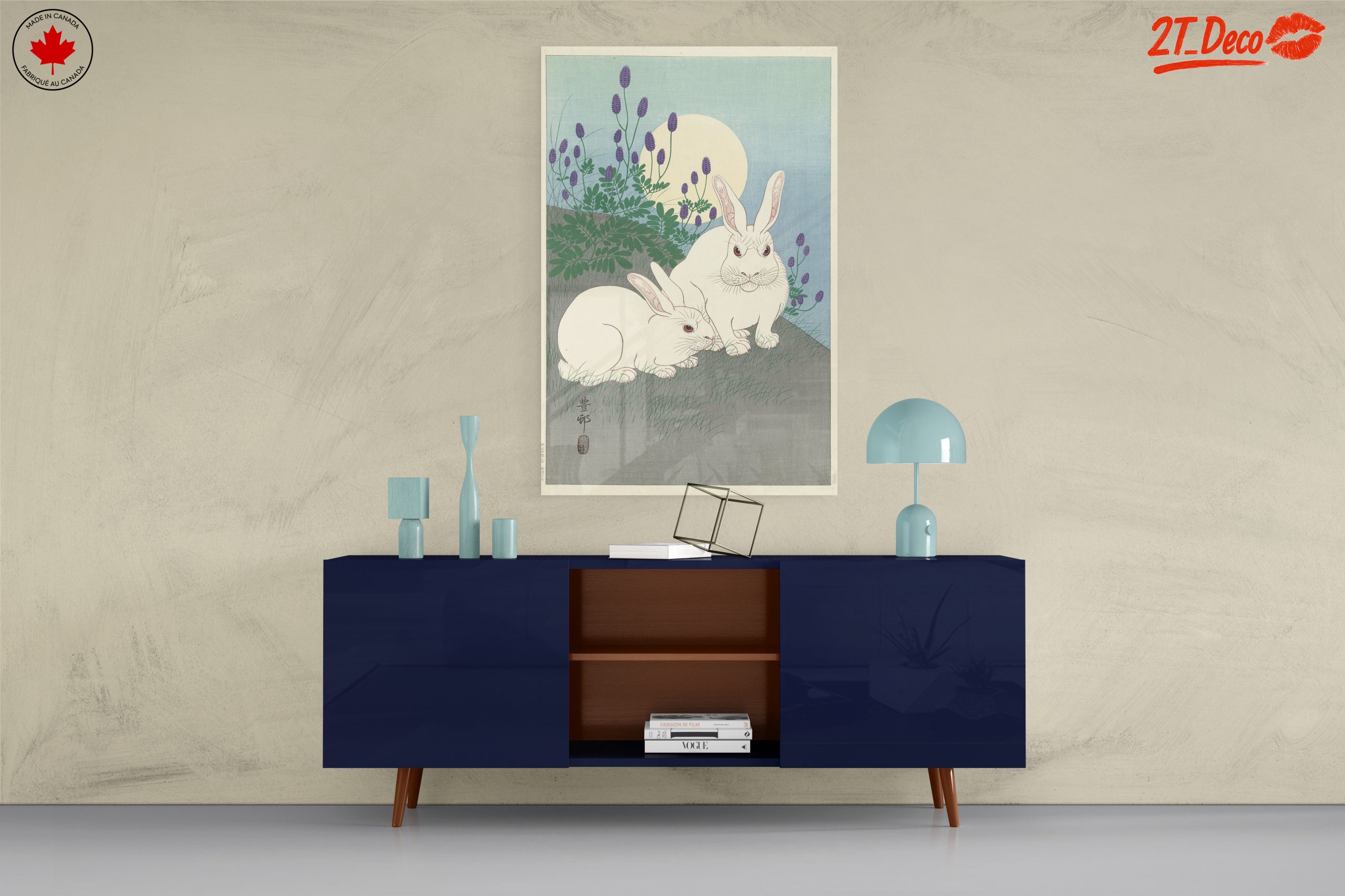 Traditional Japanese Art Featuring Rabbits - Image 8