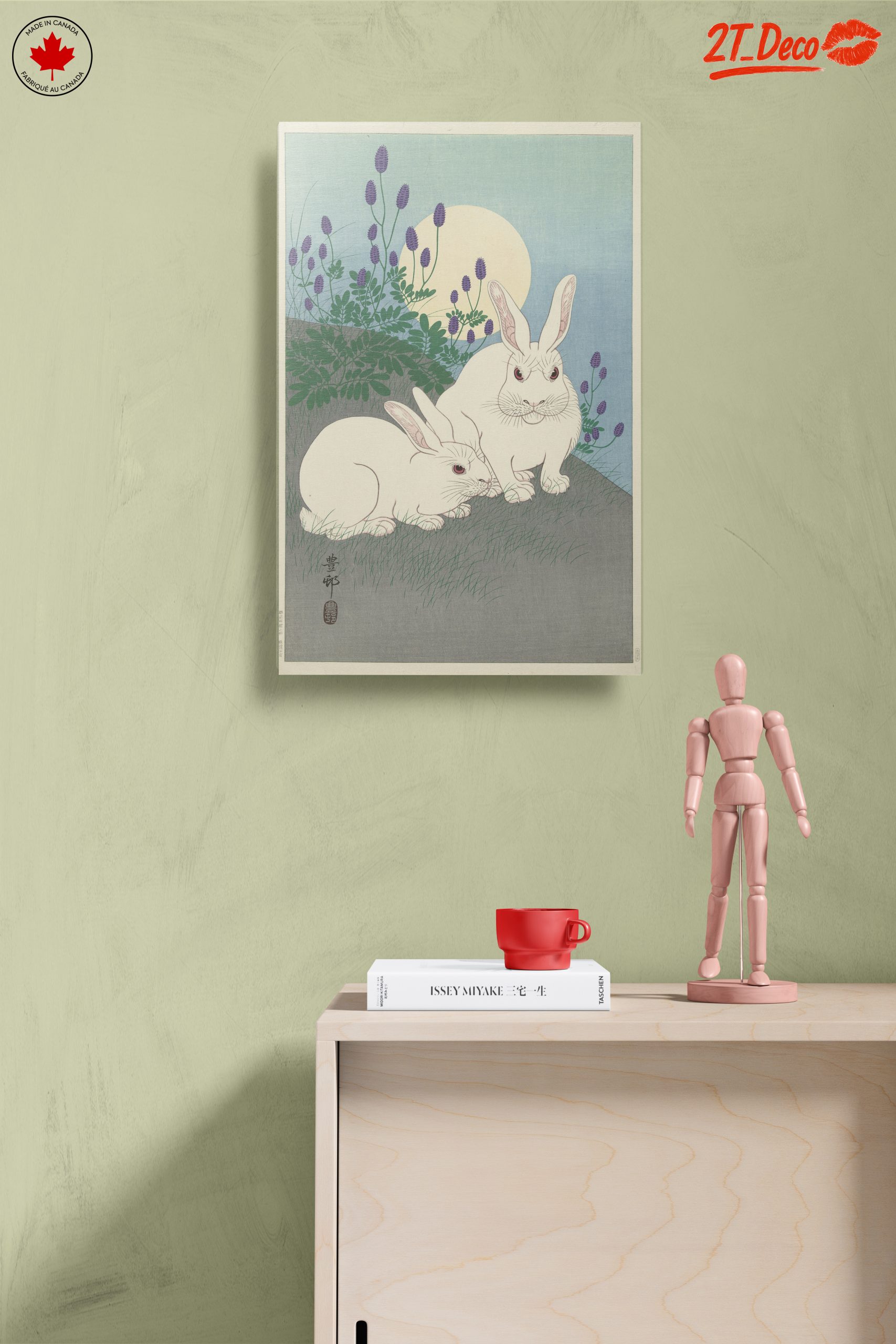 Traditional Japanese Art Featuring Rabbits - Image 14