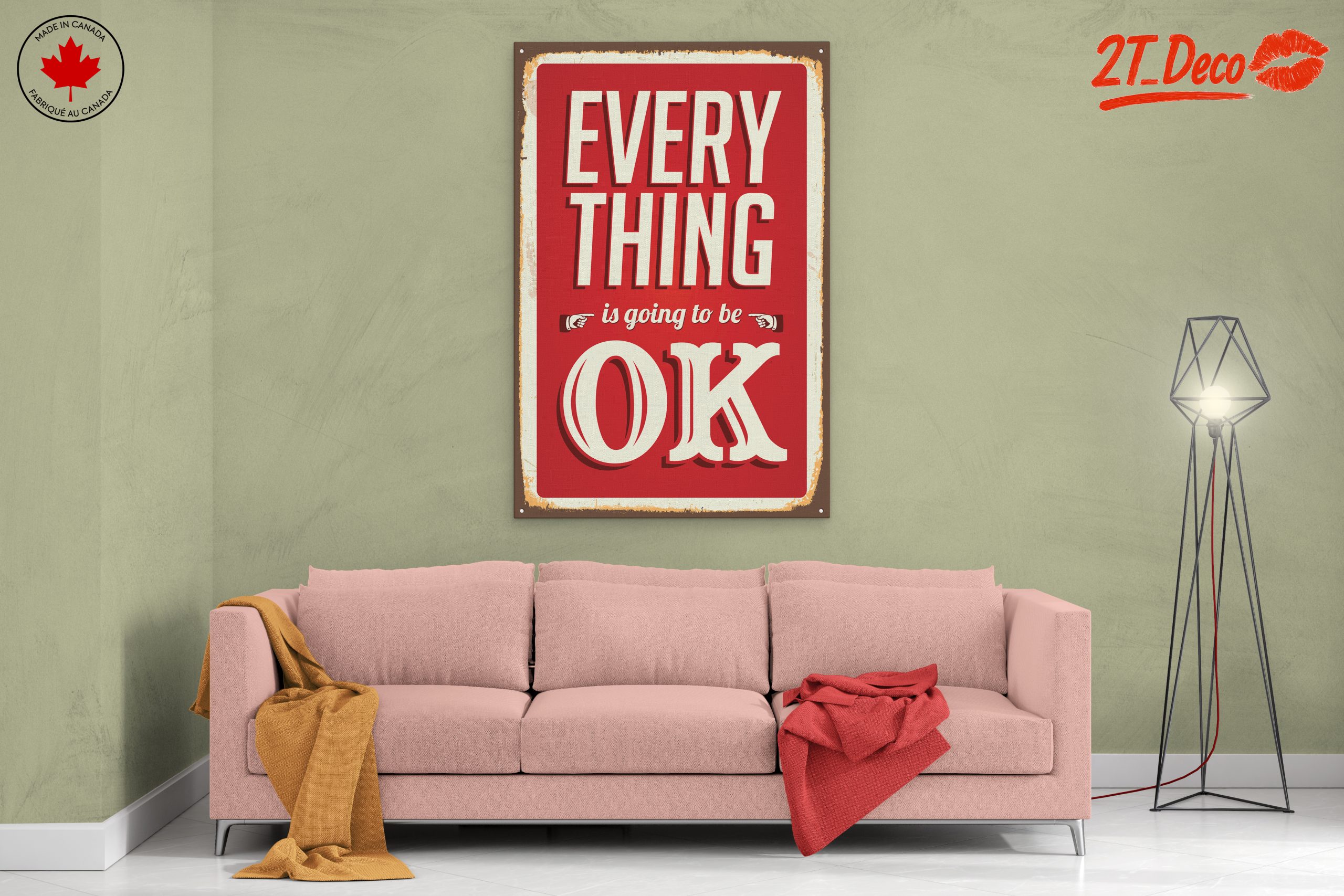 Everything Is Going To Be OK Motivational Art - Image 2