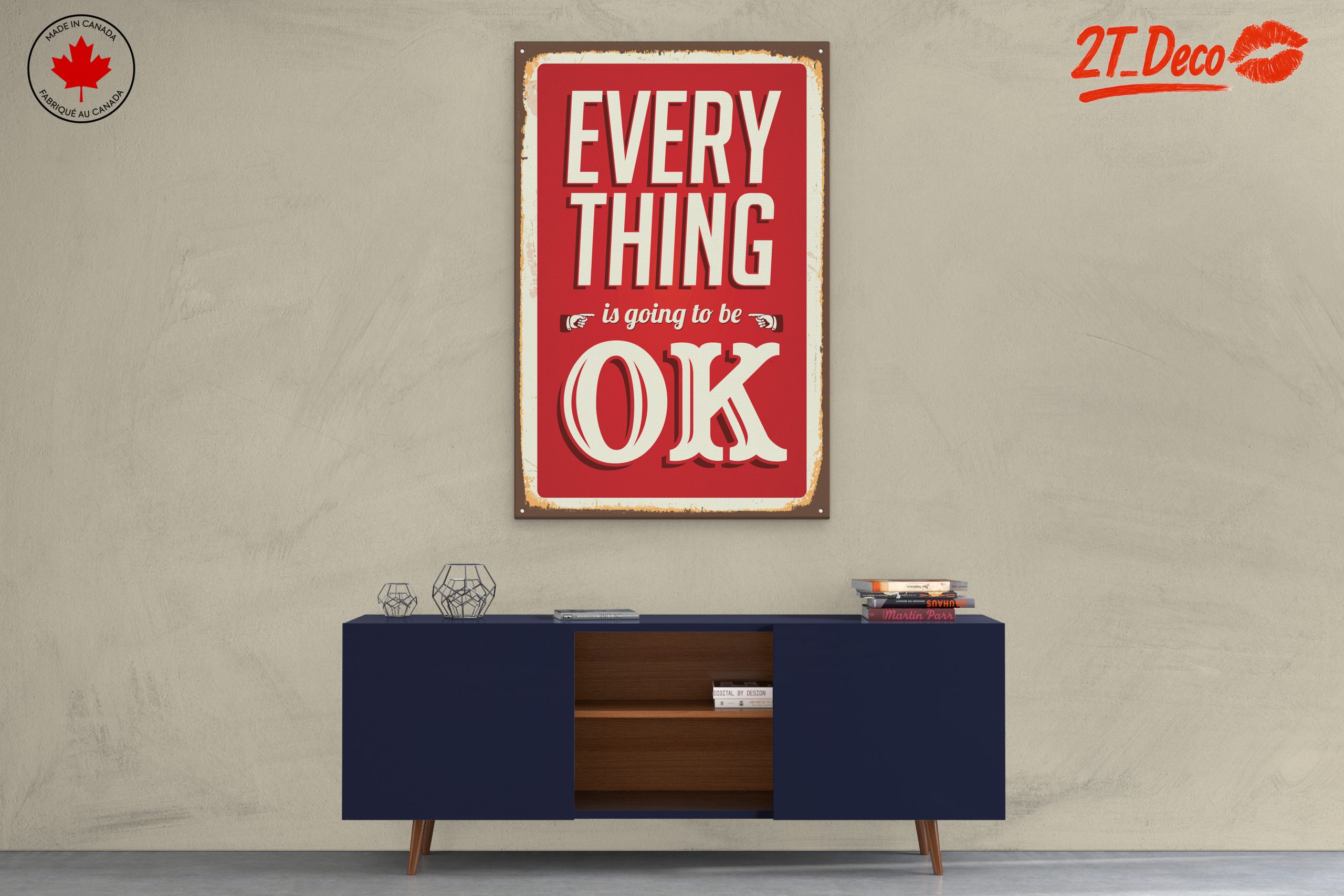 Everything Is Going To Be OK Motivational Art - Image 3