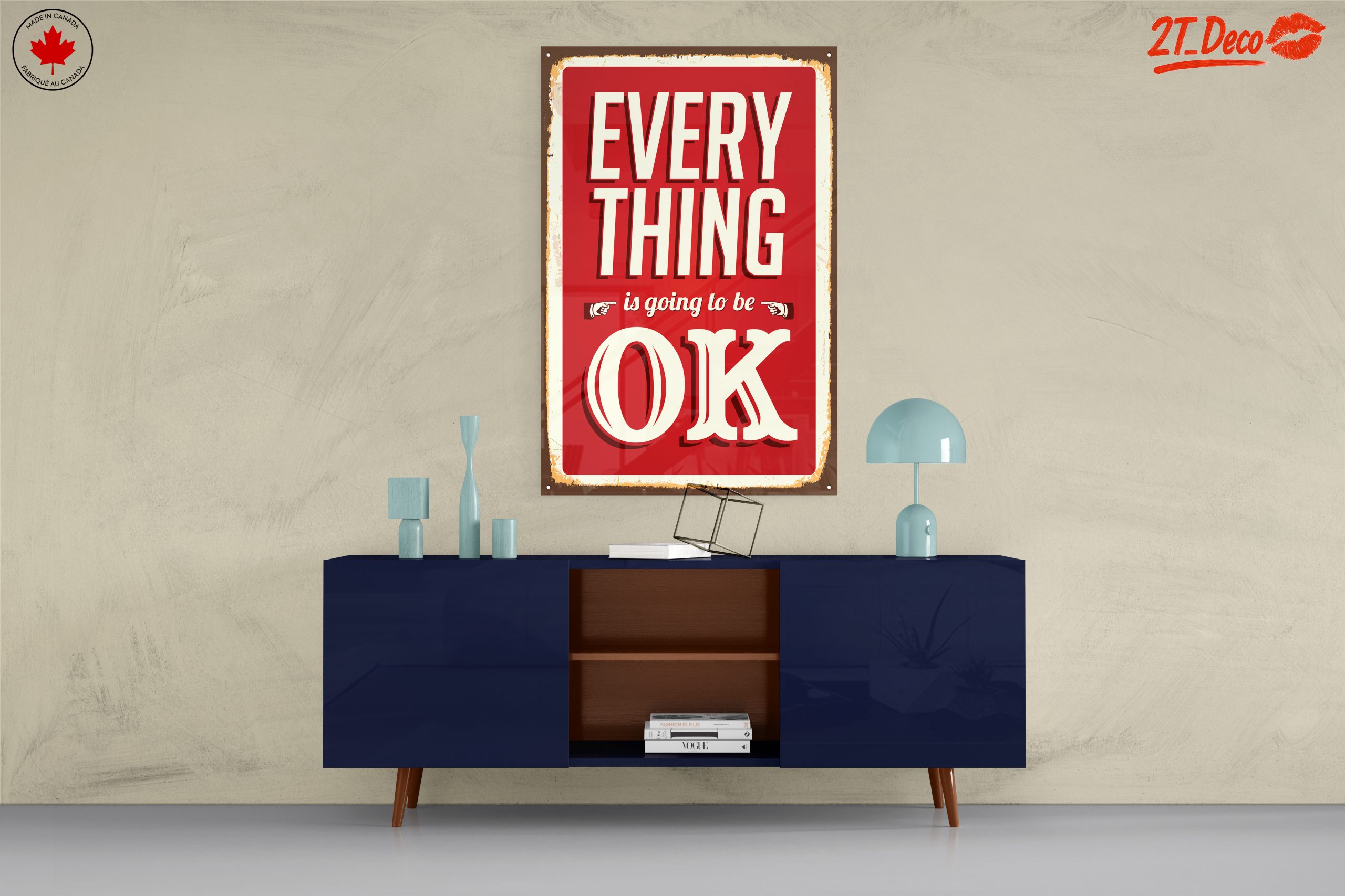 Everything Is Going To Be OK Motivational Art - Image 8