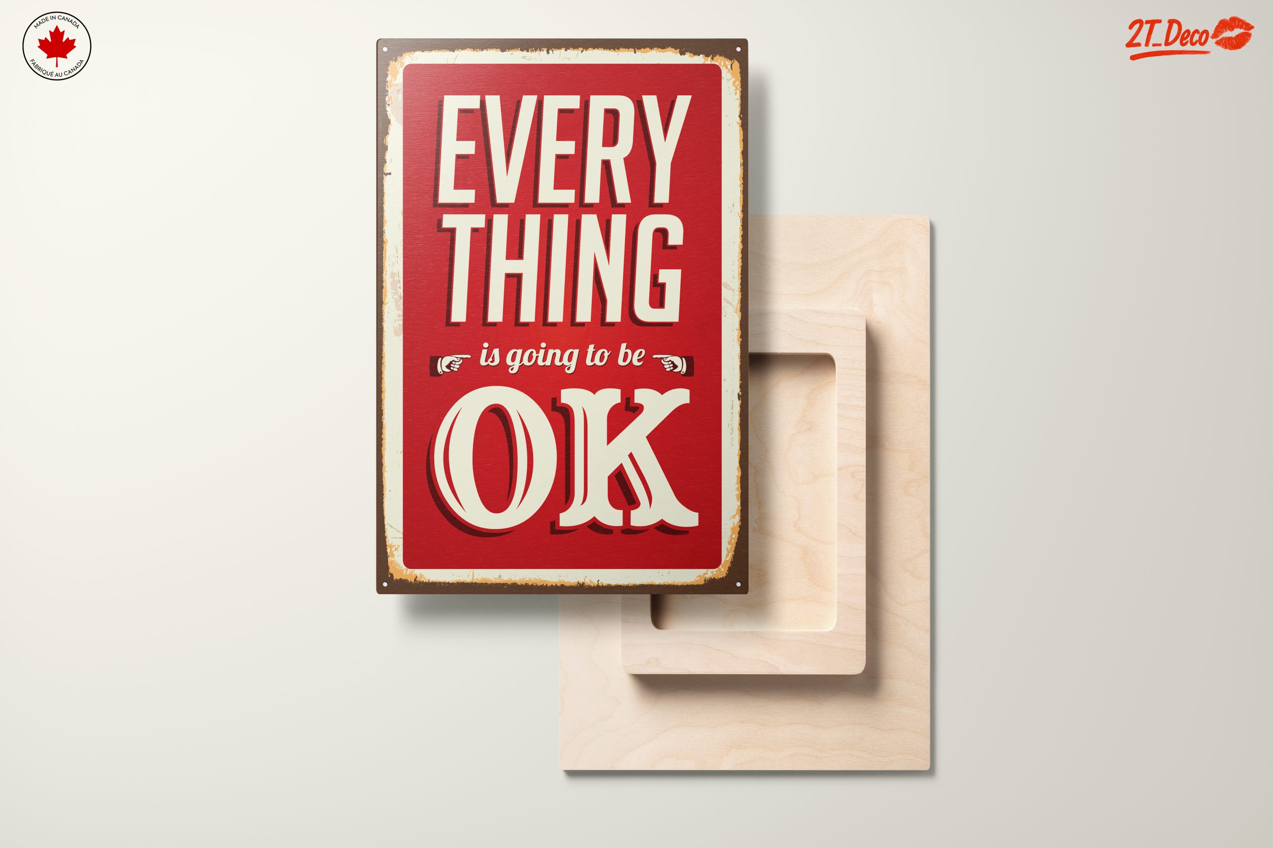 Everything Is Going To Be OK Motivational Art - Image 11
