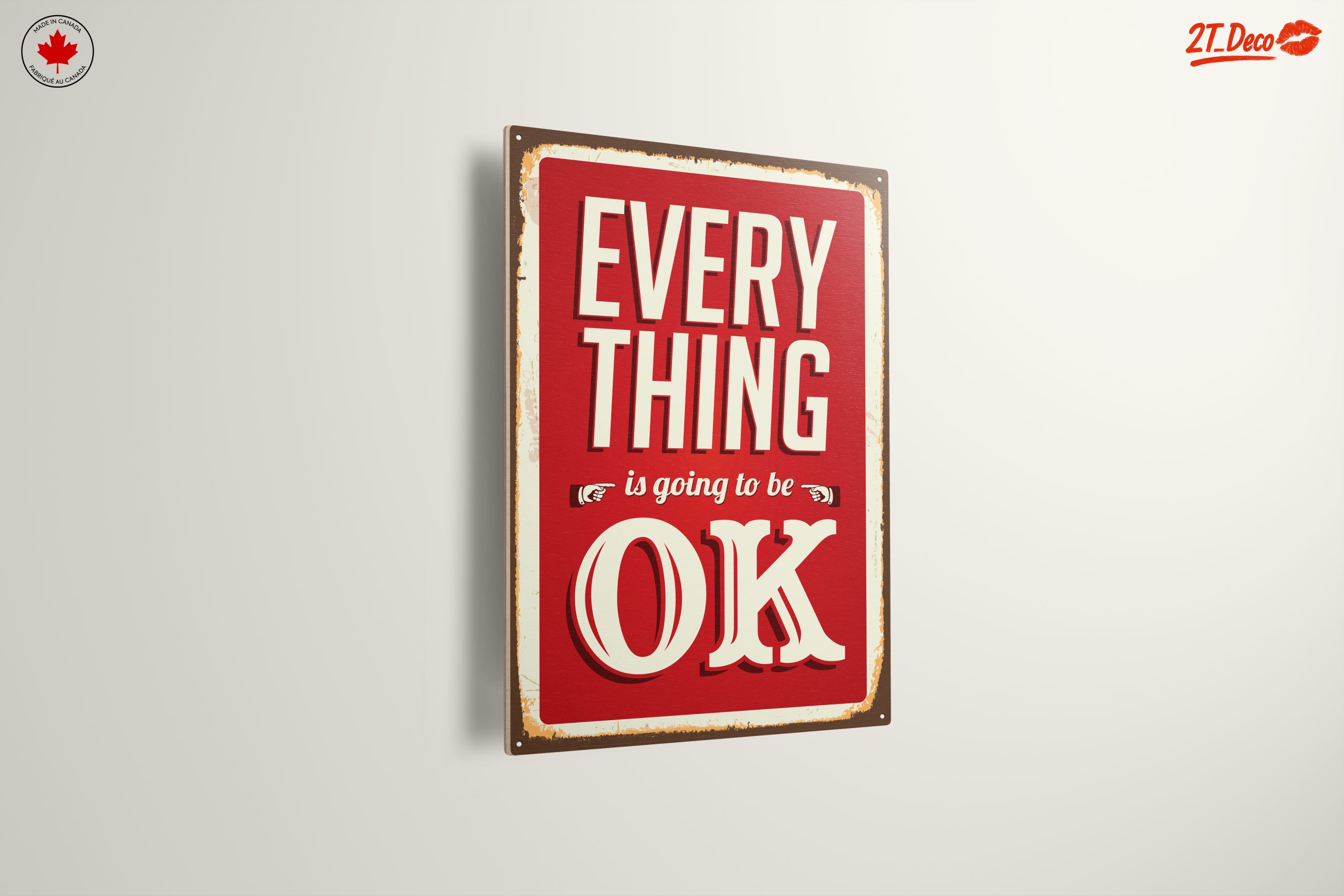 Everything Is Going To Be OK Motivational Art - Image 13