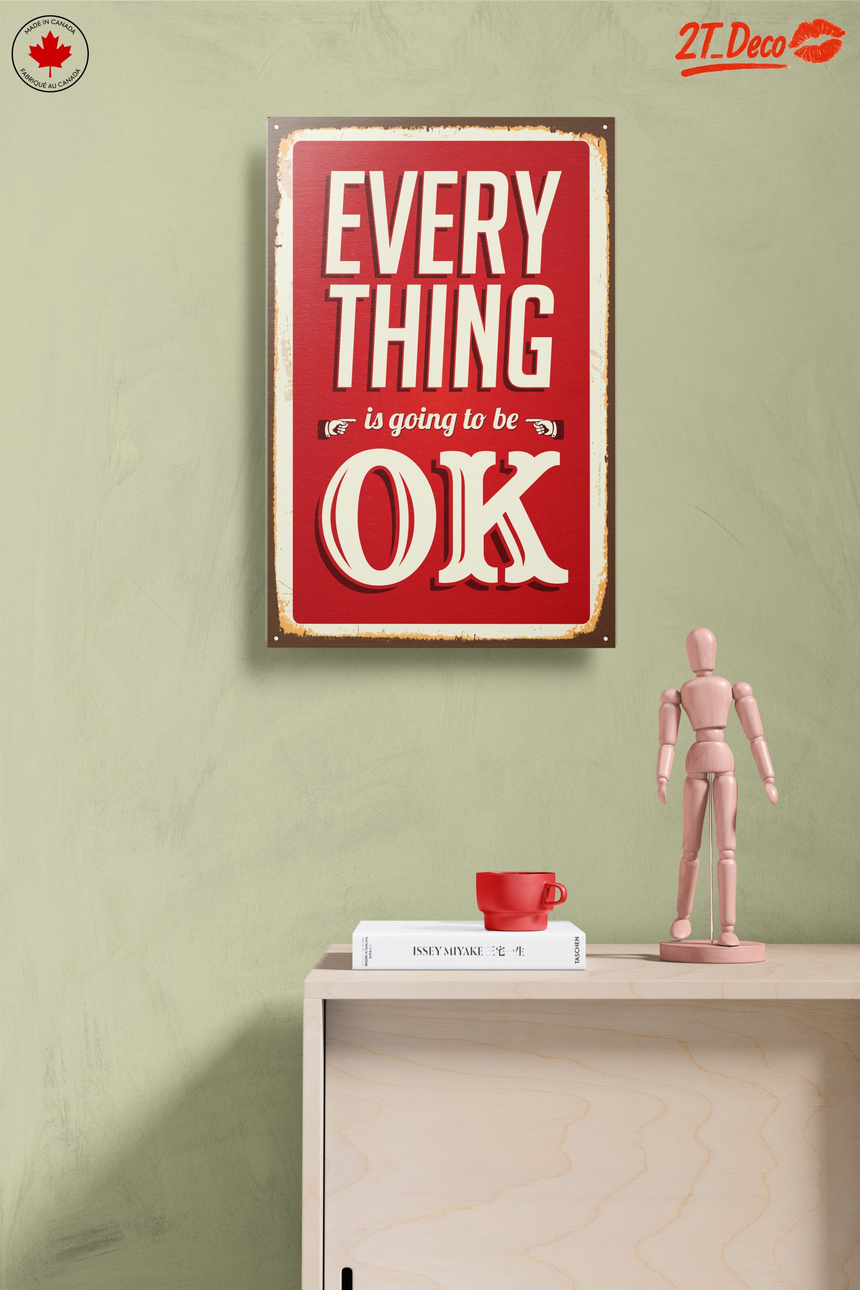 Everything Is Going To Be OK Motivational Art - Image 14
