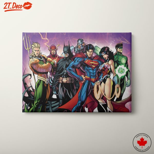 Justice League Heroes Against Cosmic Threats