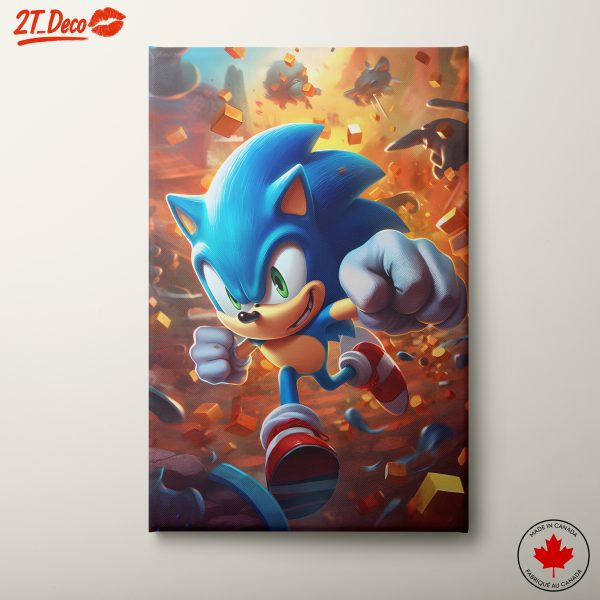 Dynamic Sonic The Hedgehog Artwork