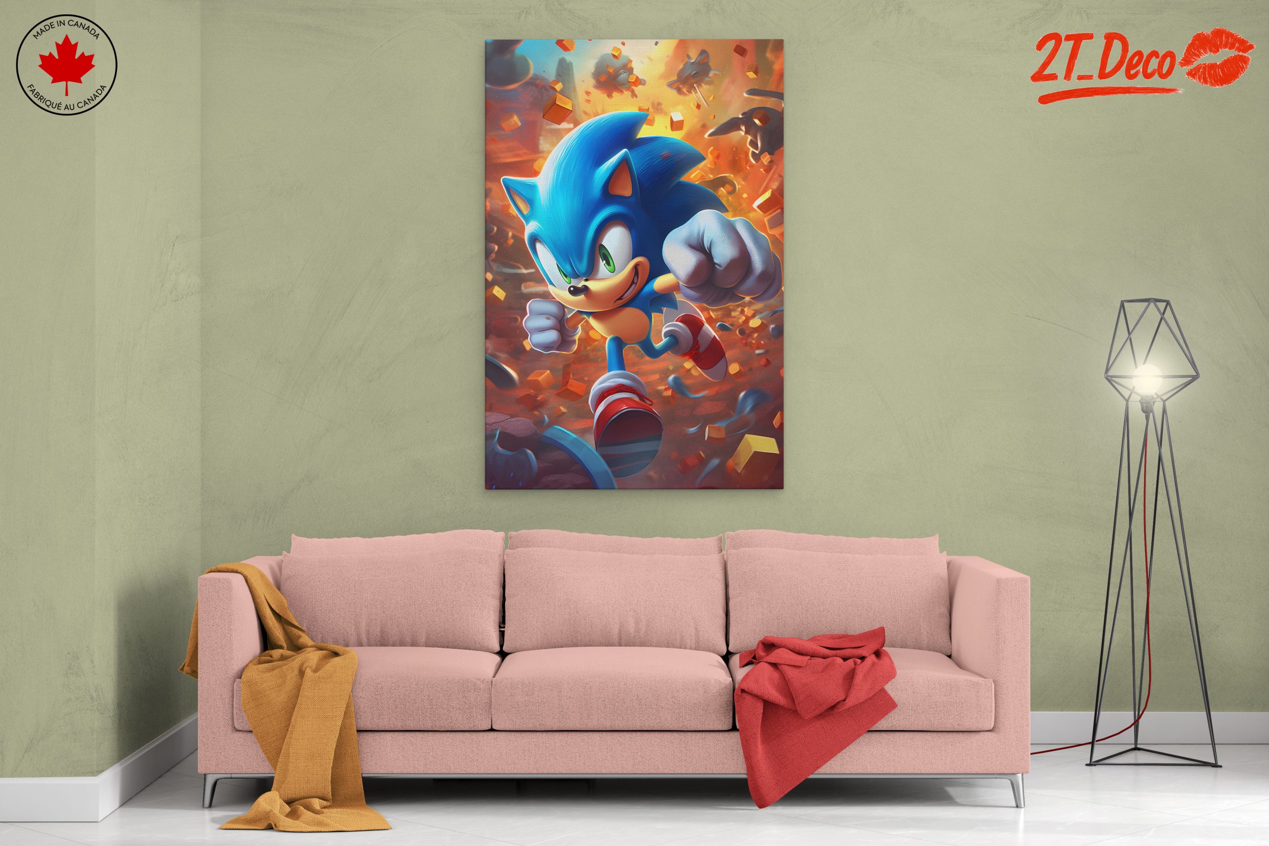 Dynamic Sonic The Hedgehog Artwork - Image 2