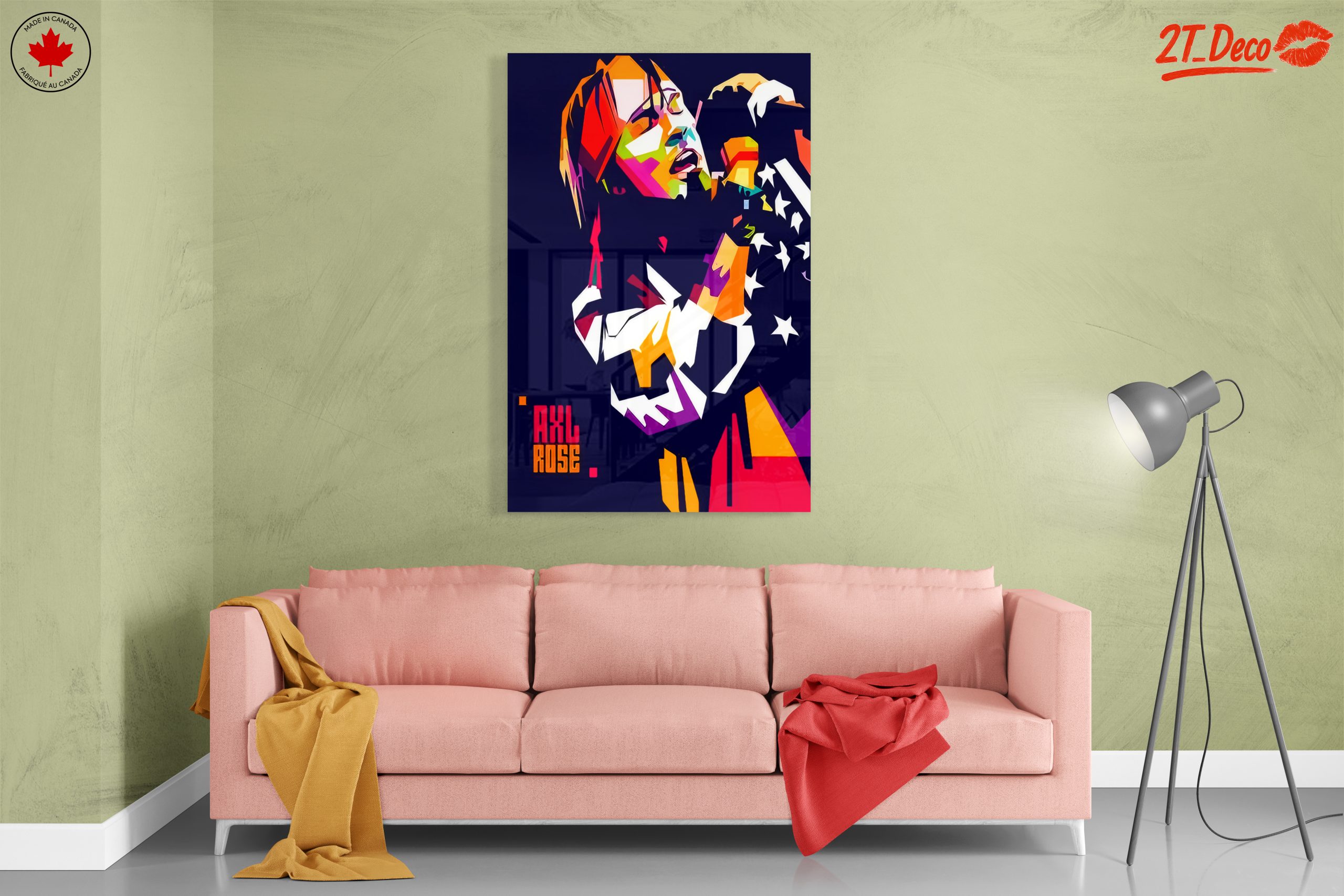 Vibrant Axl Rose Performance Art - Image 7
