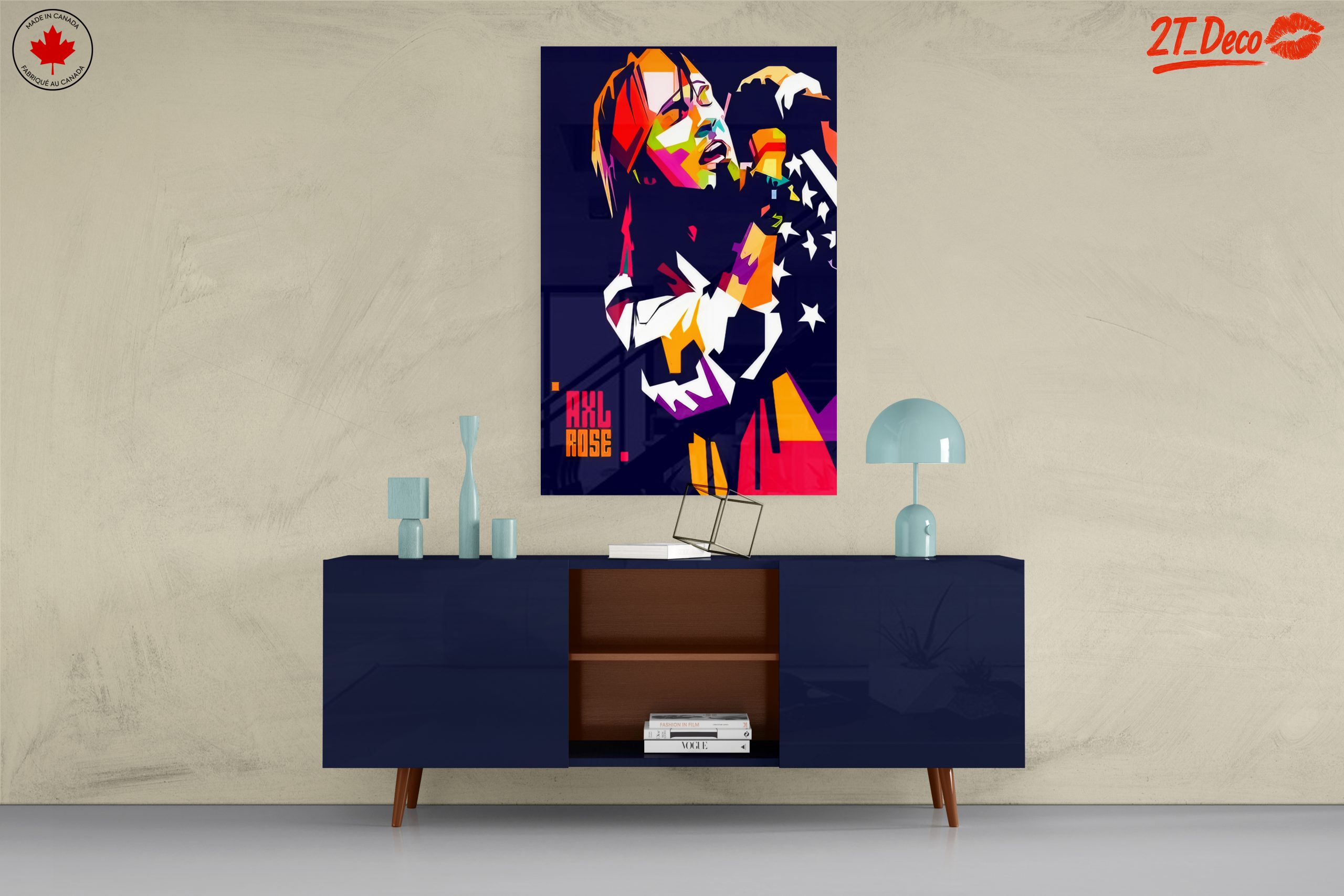 Vibrant Axl Rose Performance Art - Image 8