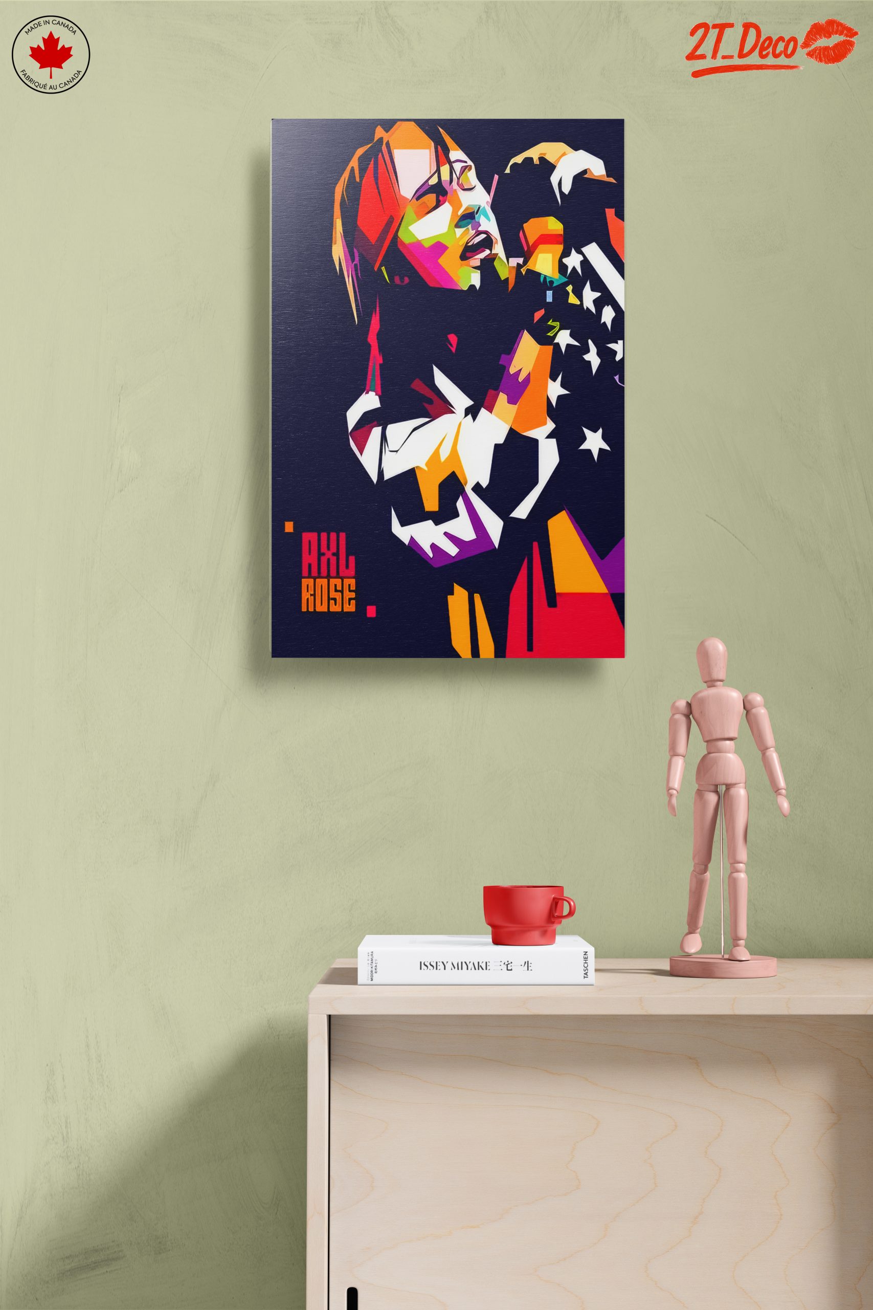 Vibrant Axl Rose Performance Art - Image 14