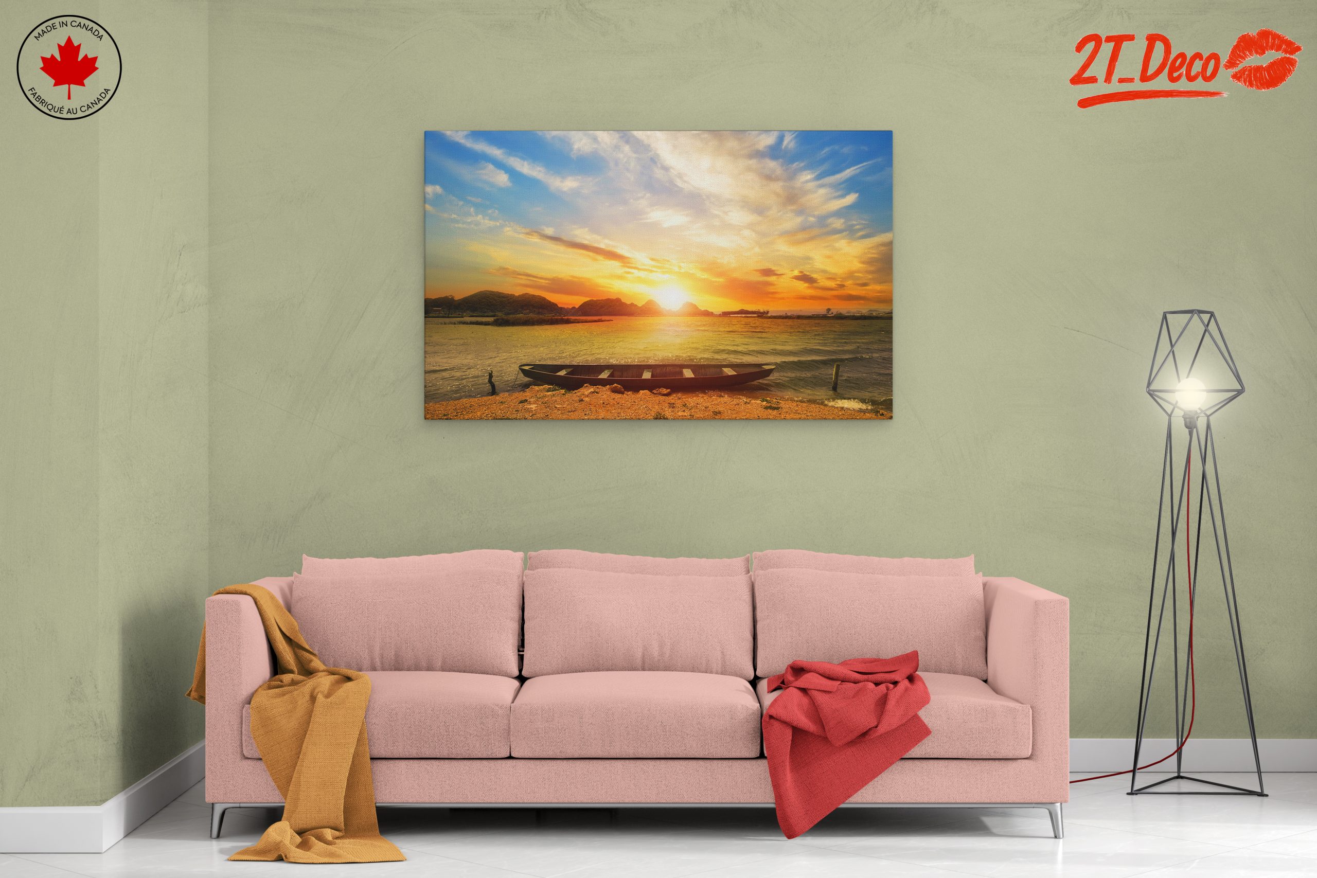 Tranquil Nature Landscape with Sunset 2 - Image 2
