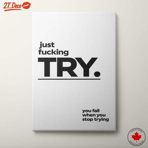 Bold Motivational Quote Art for Inspiration