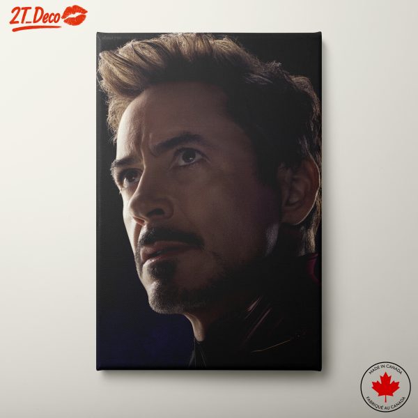 Iron Man Portrait with Dramatic Lighting