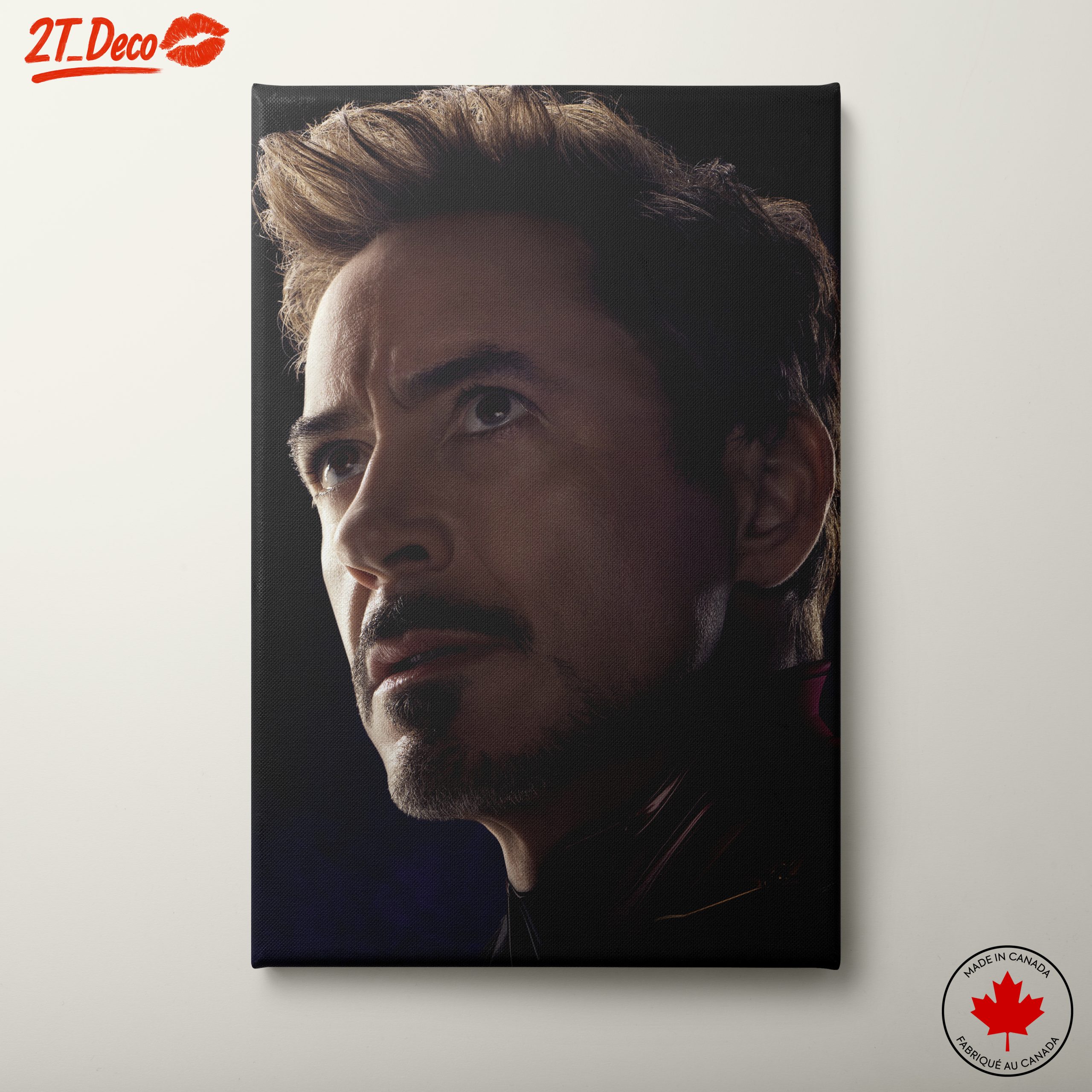 Iron Man Portrait with Dramatic Lighting