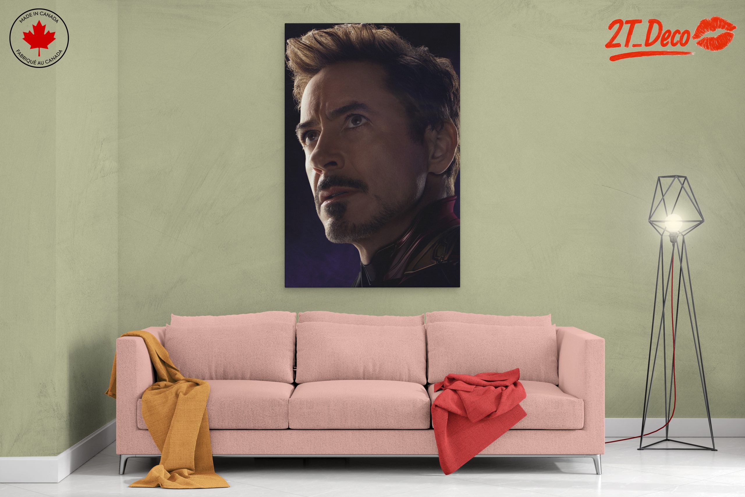 Iron Man Portrait with Dramatic Lighting - Image 2