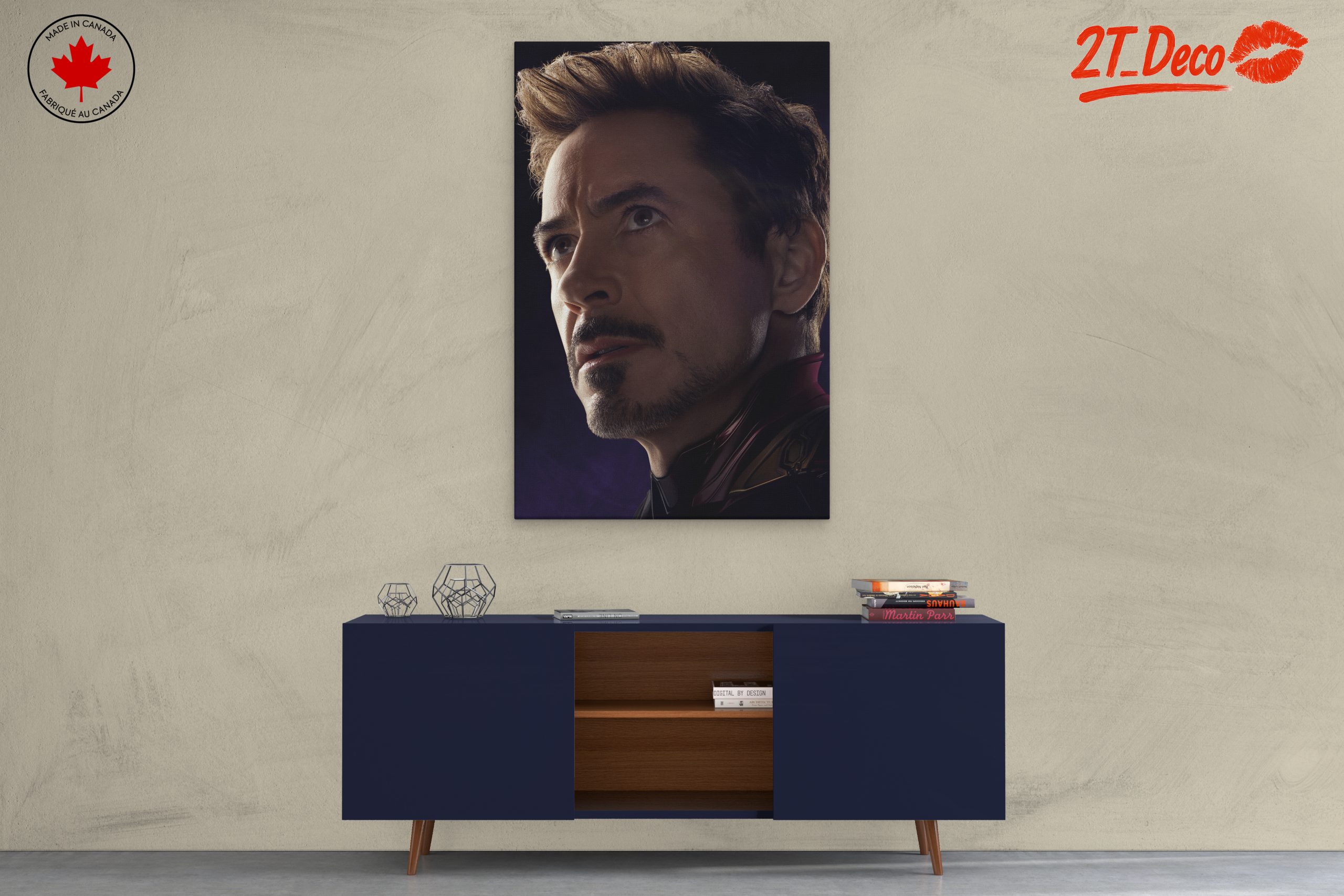 Iron Man Portrait with Dramatic Lighting - Image 3