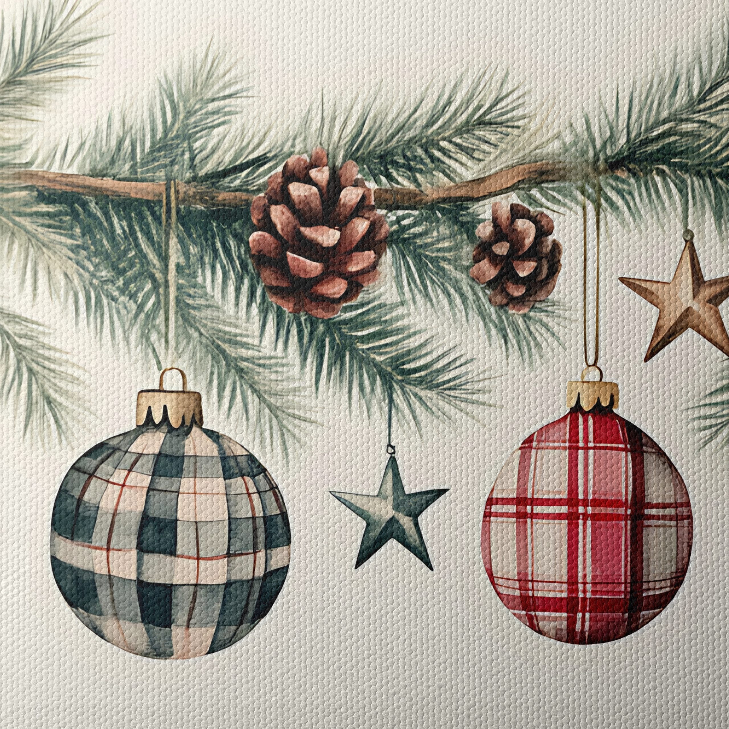 Christmas Ornaments on Pine Bough - Image 4
