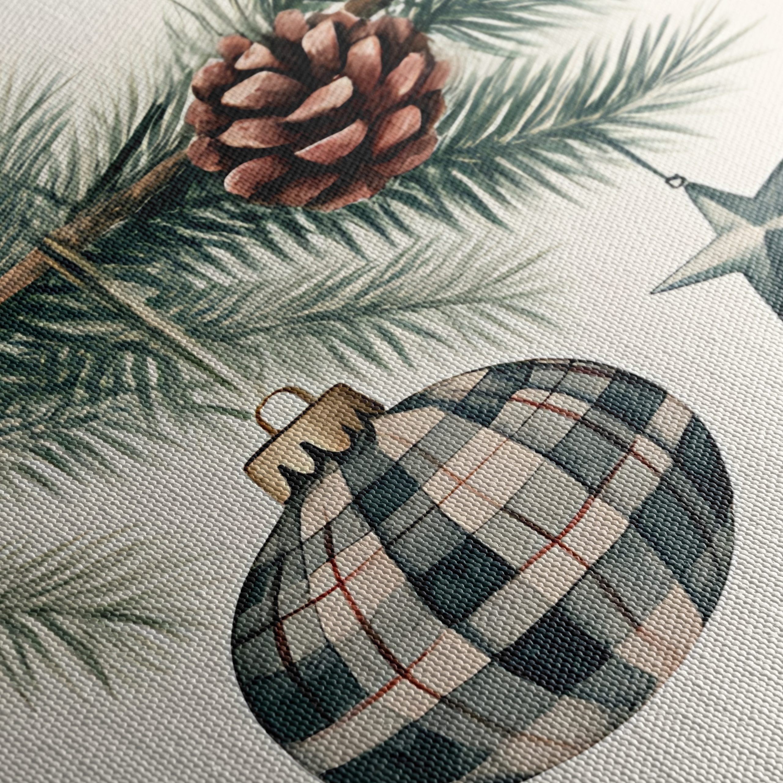 Christmas Ornaments on Pine Bough - Image 5