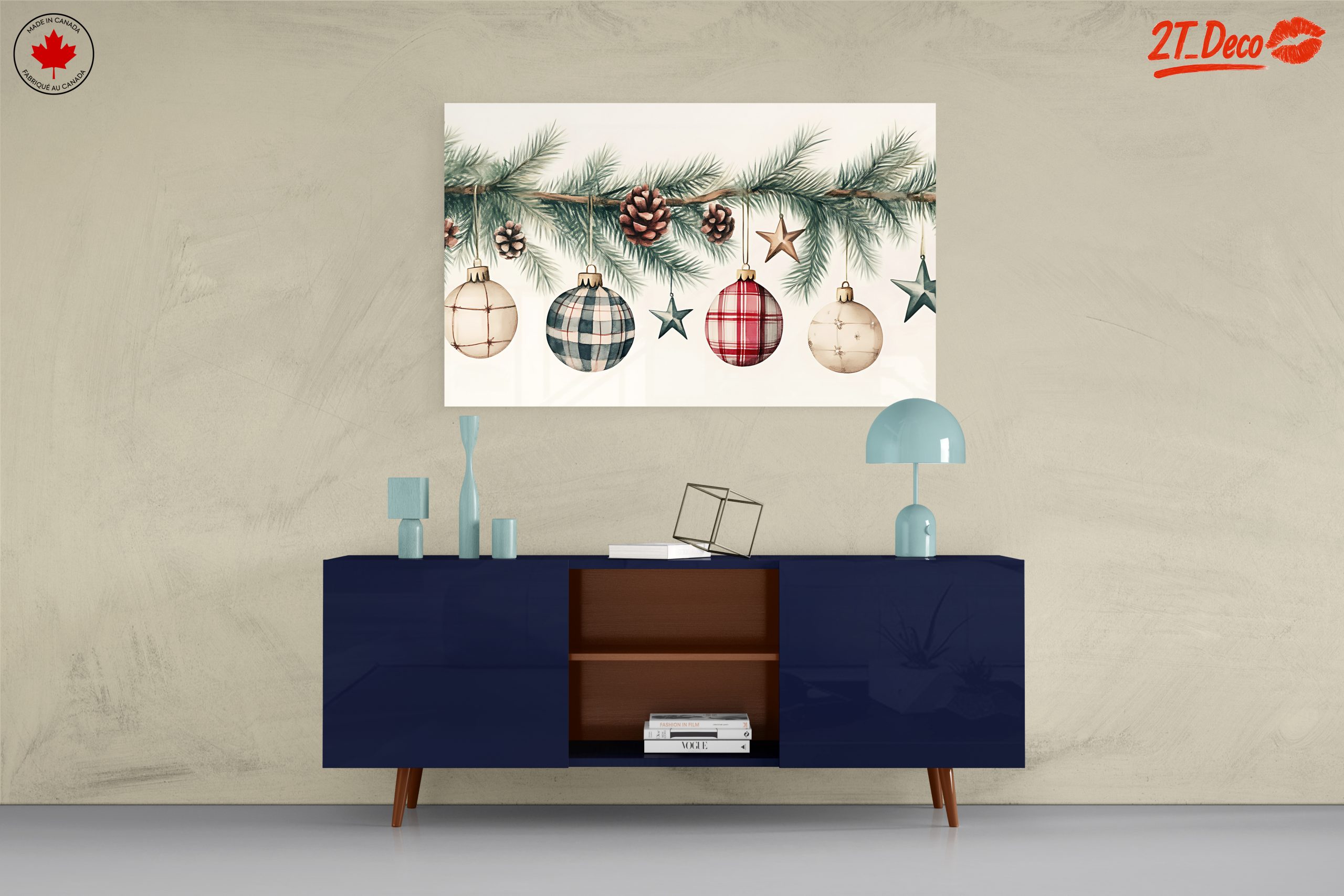 Christmas Ornaments on Pine Bough - Image 8