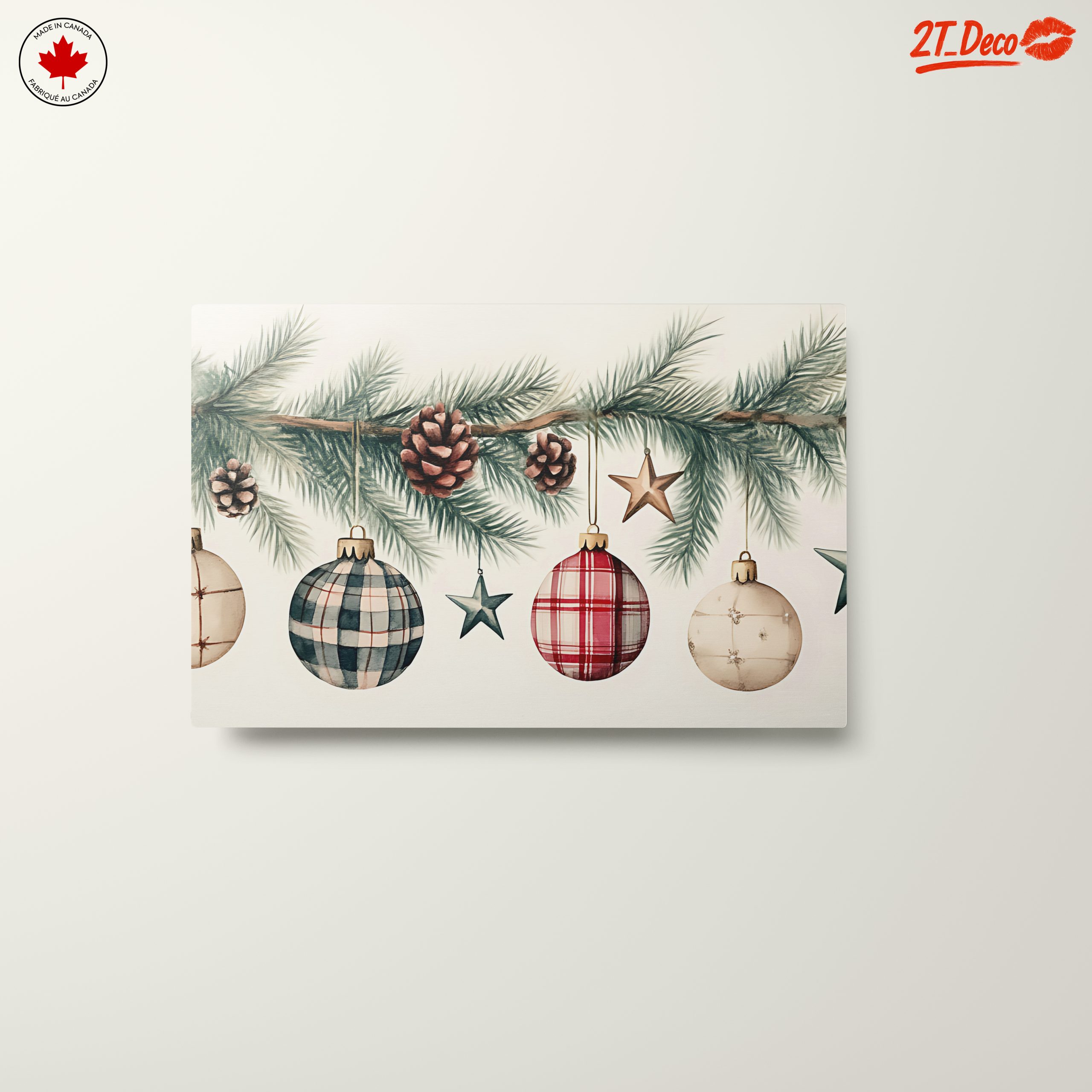 Christmas Ornaments on Pine Bough - Image 10