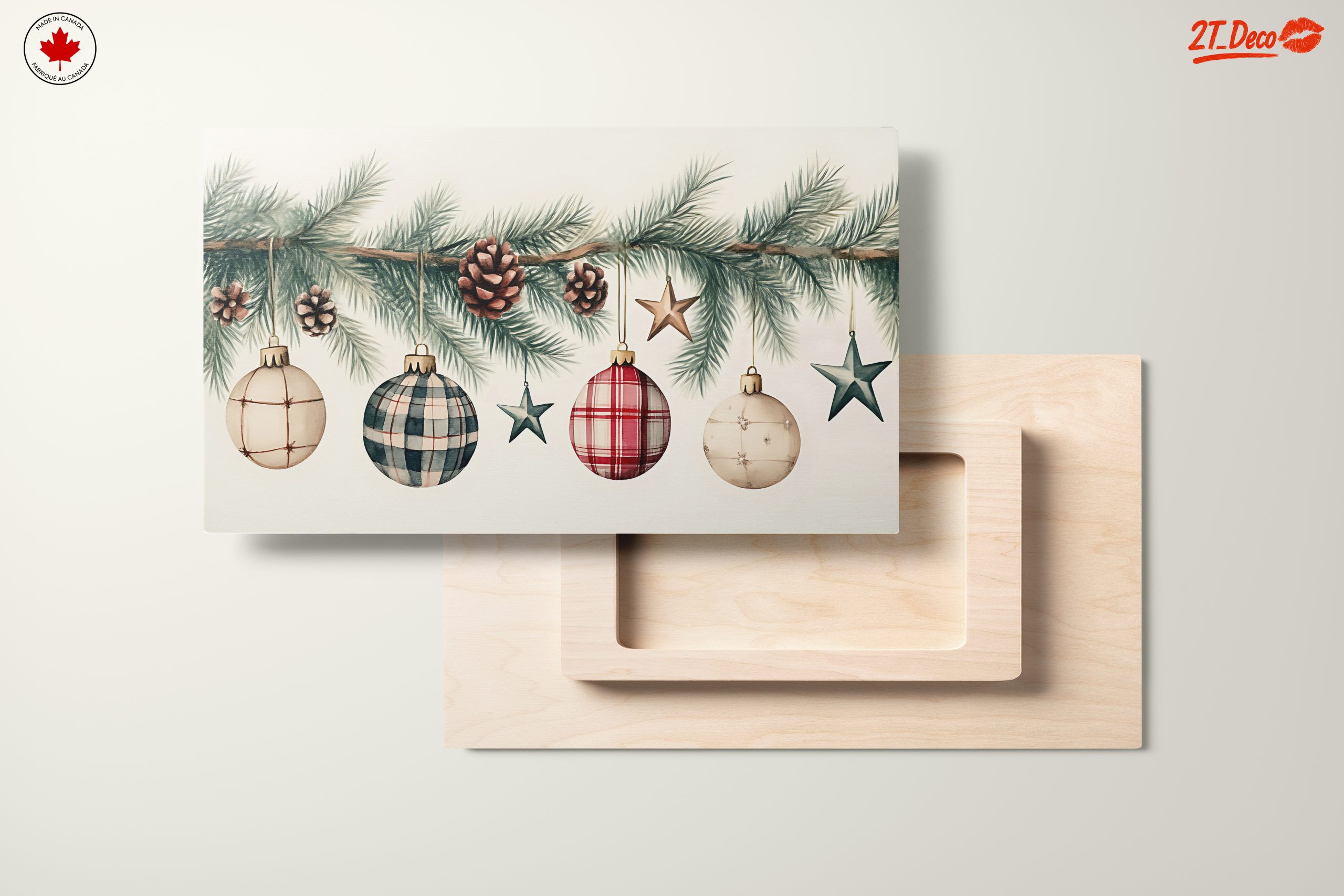 Christmas Ornaments on Pine Bough - Image 11