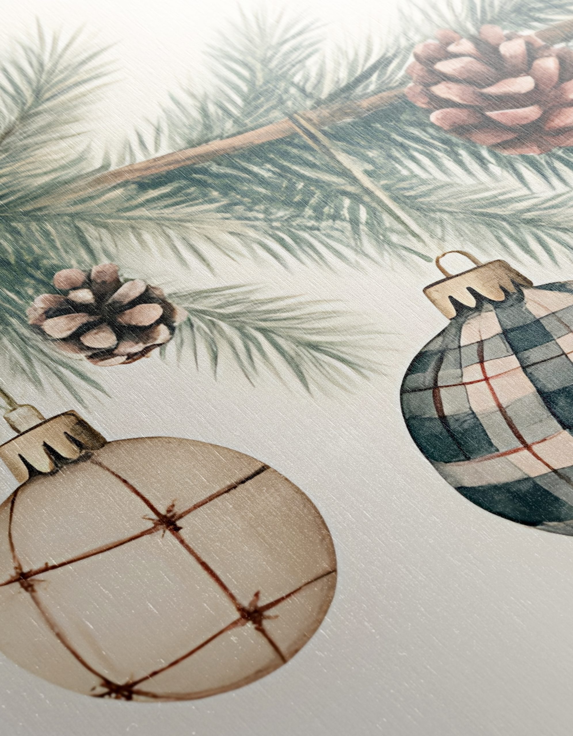 Christmas Ornaments on Pine Bough - Image 12