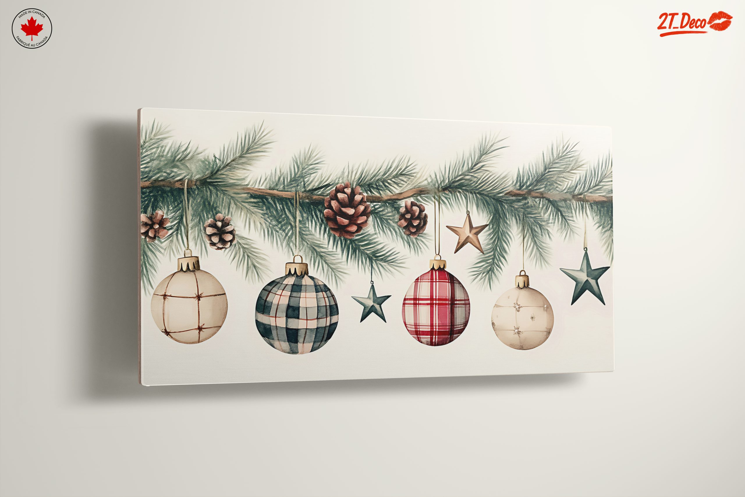 Christmas Ornaments on Pine Bough - Image 13