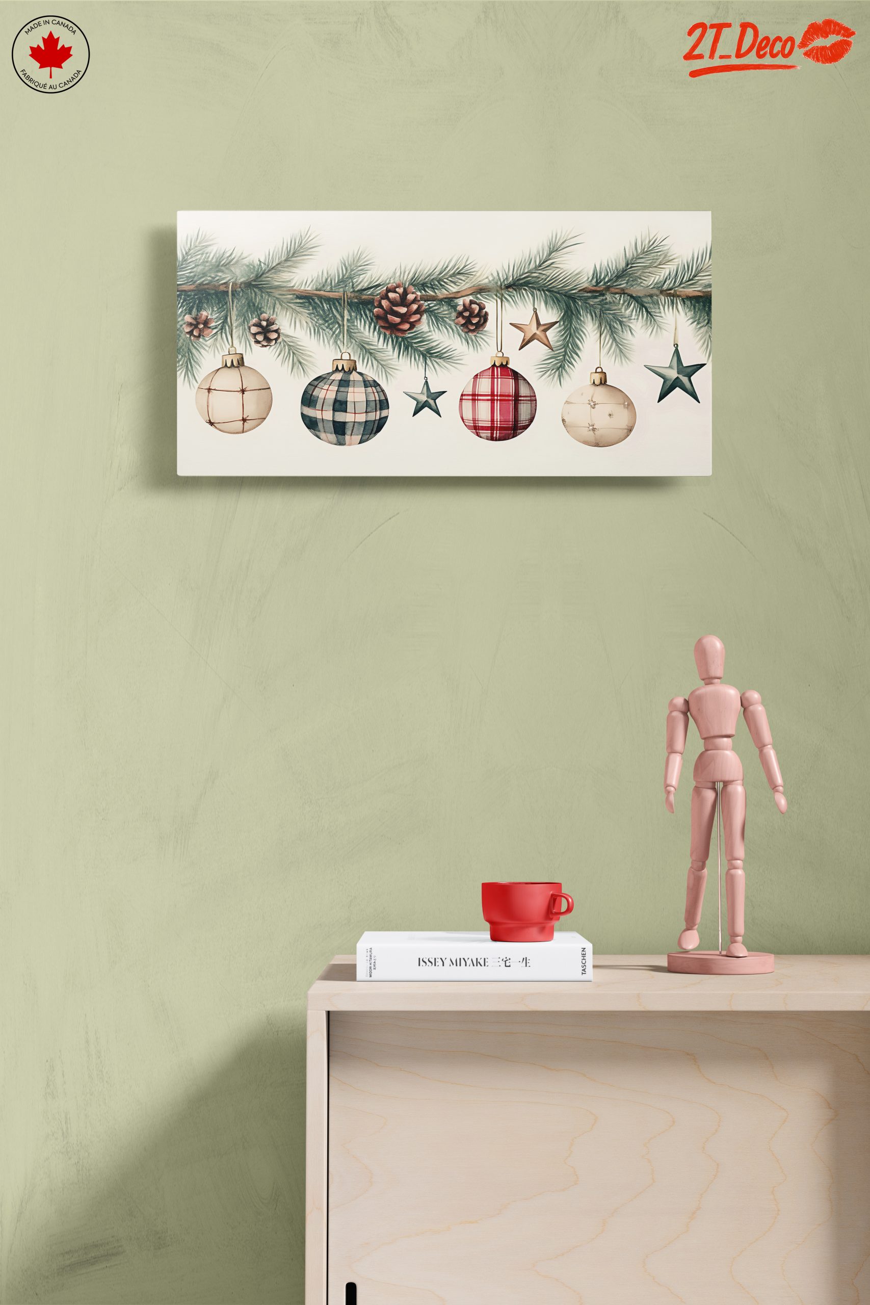 Christmas Ornaments on Pine Bough - Image 14