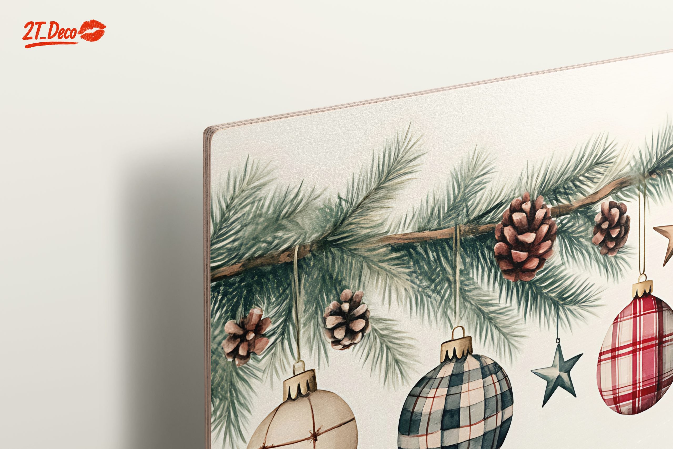 Christmas Ornaments on Pine Bough - Image 15