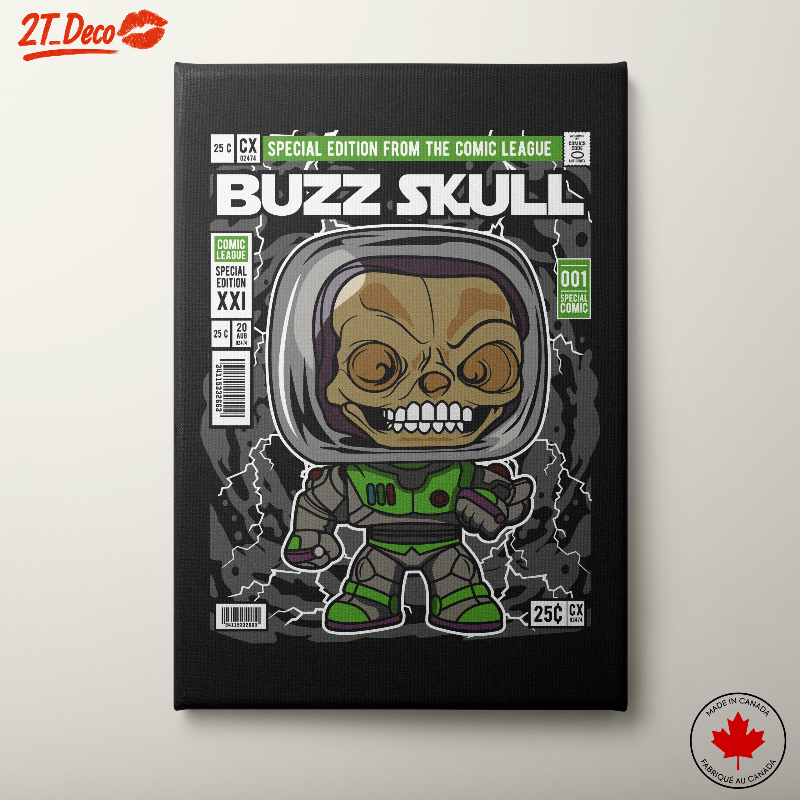 Buzz Skull Comic Character Artwork