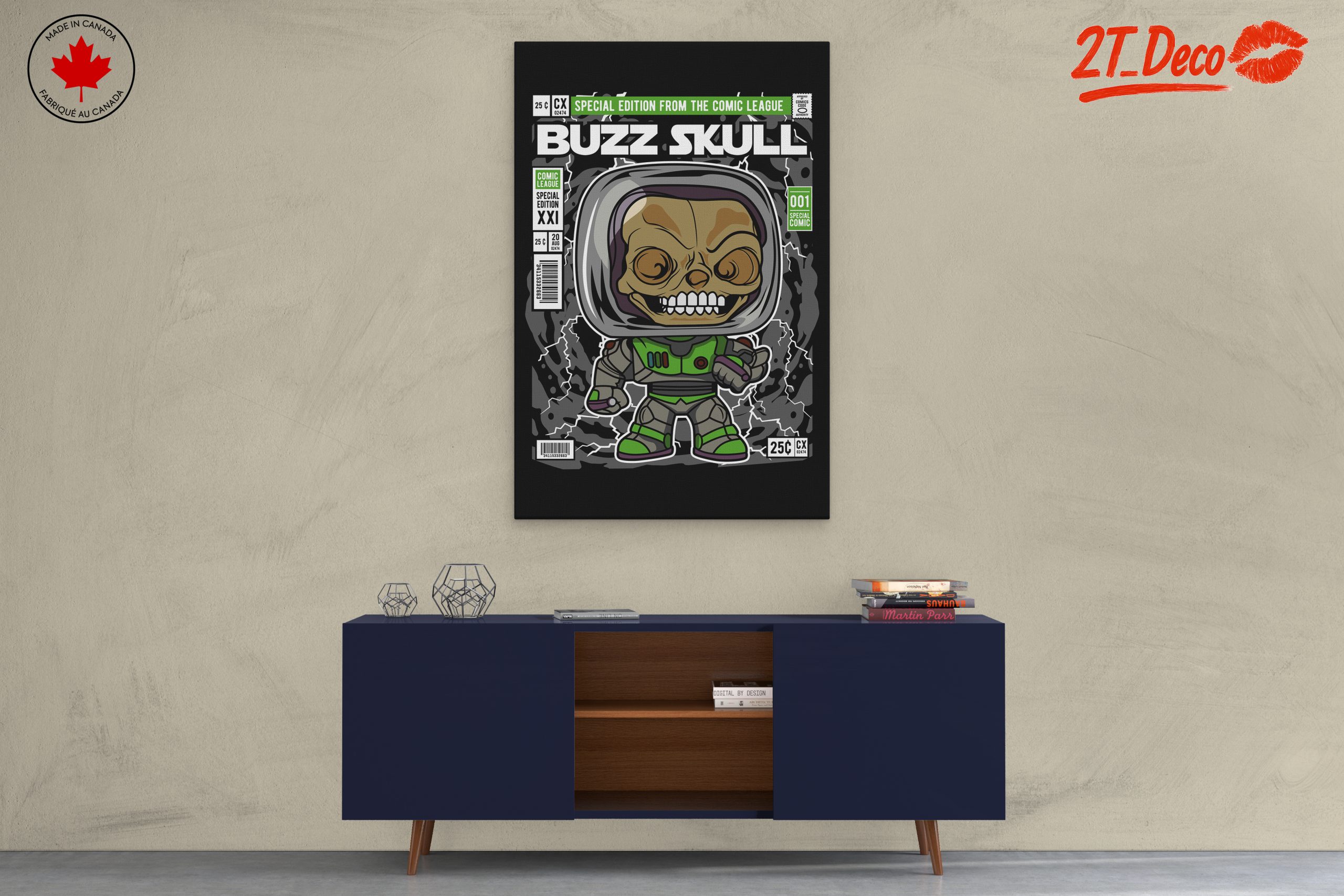 Buzz Skull Comic Character Artwork - Image 3