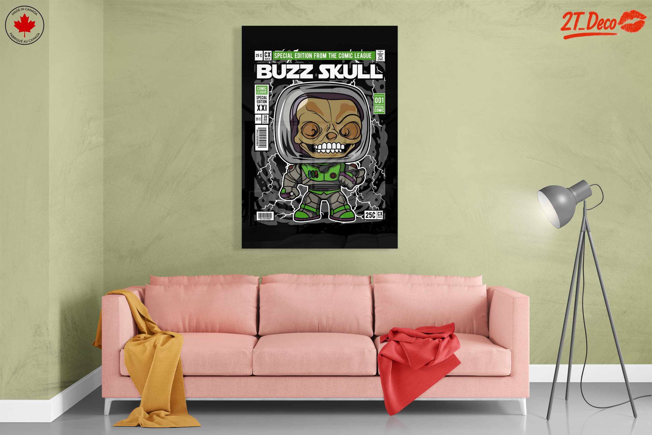 Buzz Skull Comic Character Artwork - Image 7