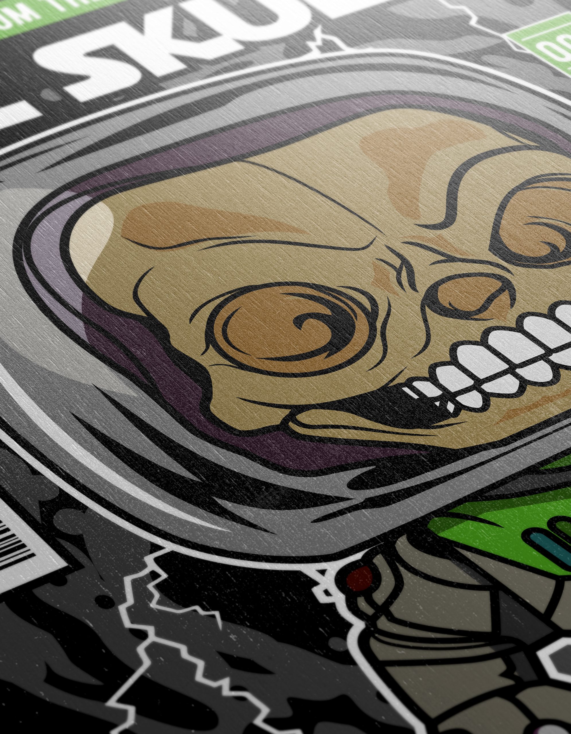 Buzz Skull Comic Character Artwork - Image 12