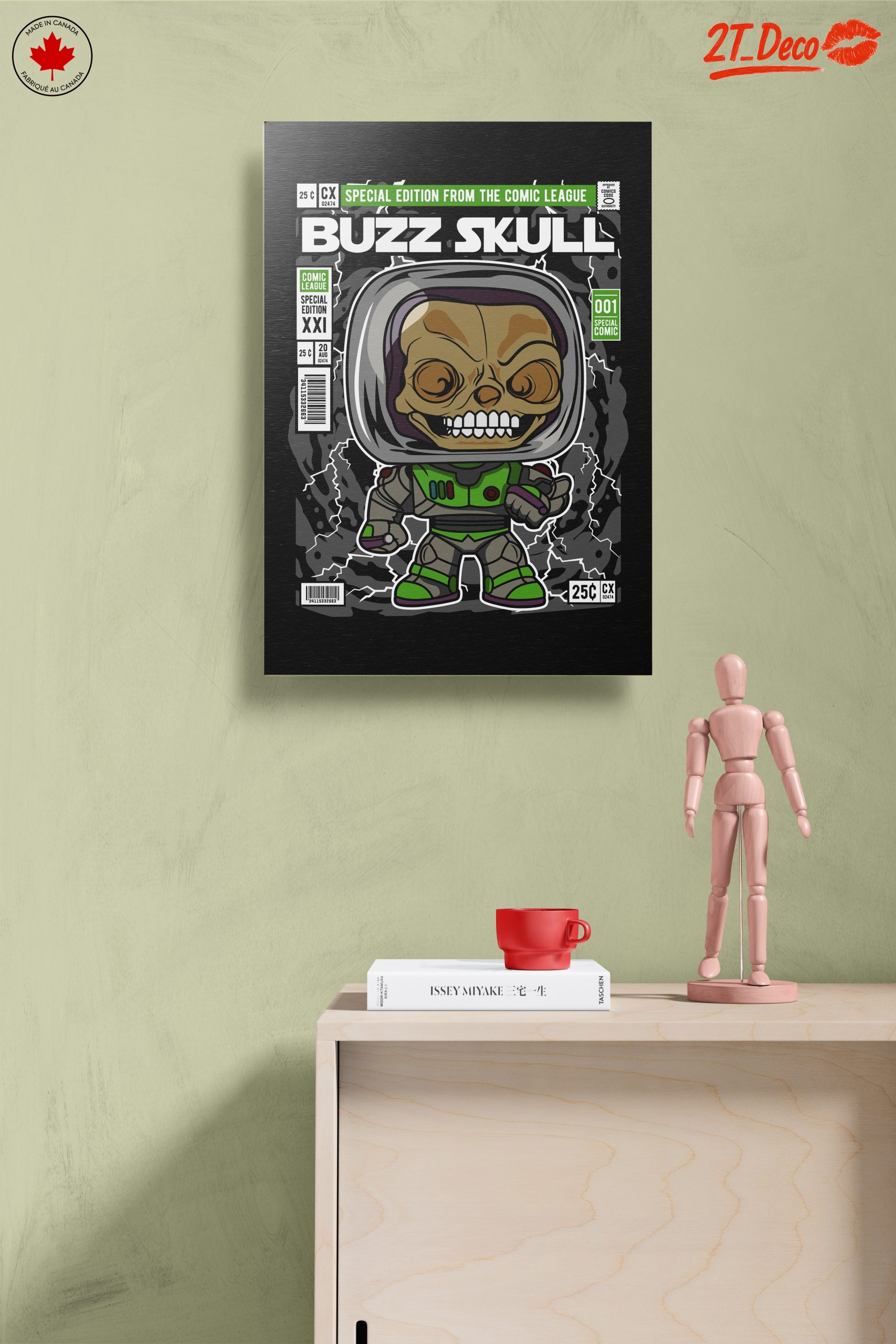 Buzz Skull Comic Character Artwork - Image 14