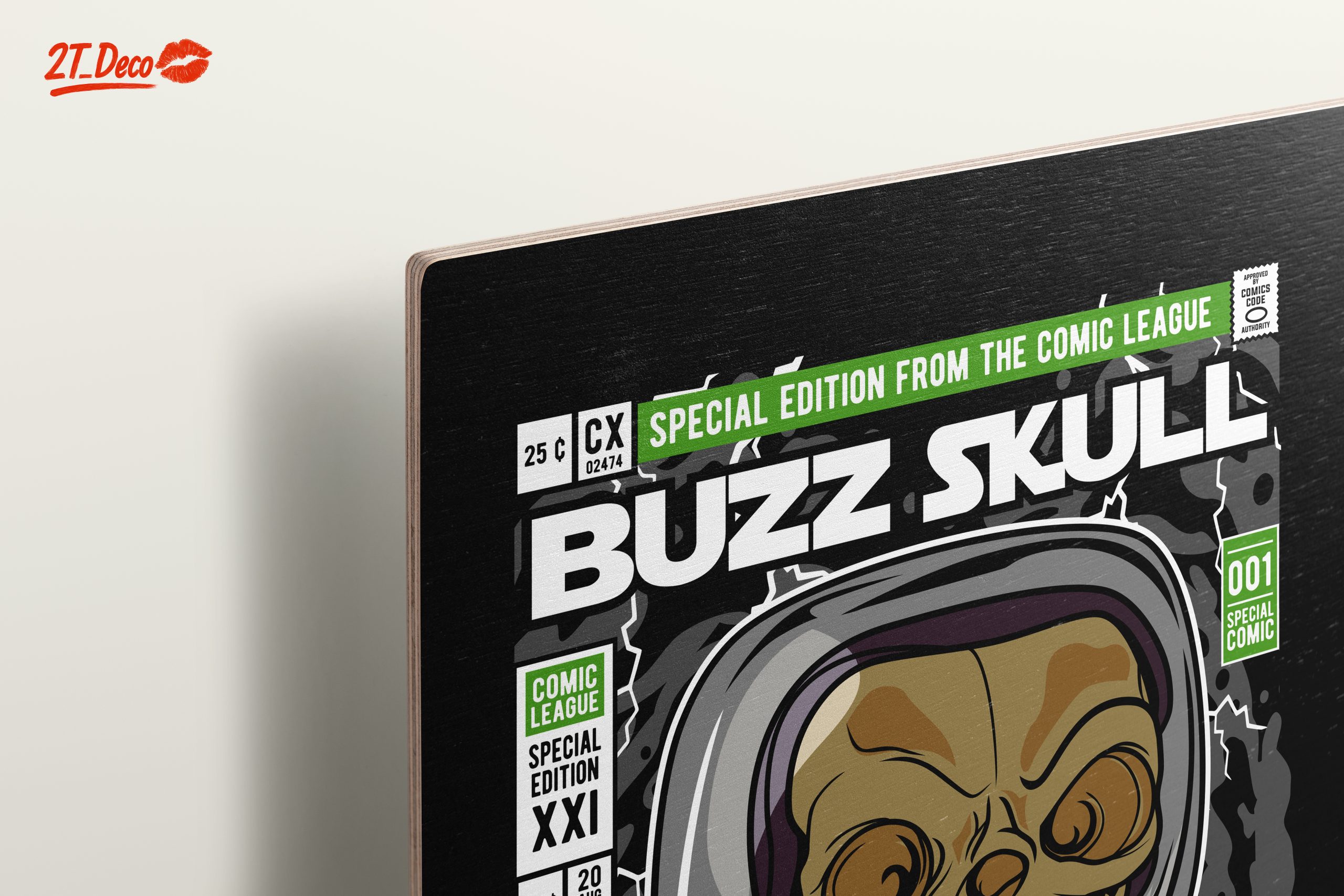 Buzz Skull Comic Character Artwork - Image 15