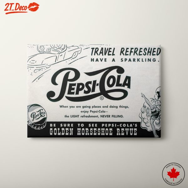 Pepsi-Cola Vintage Advertisement Art