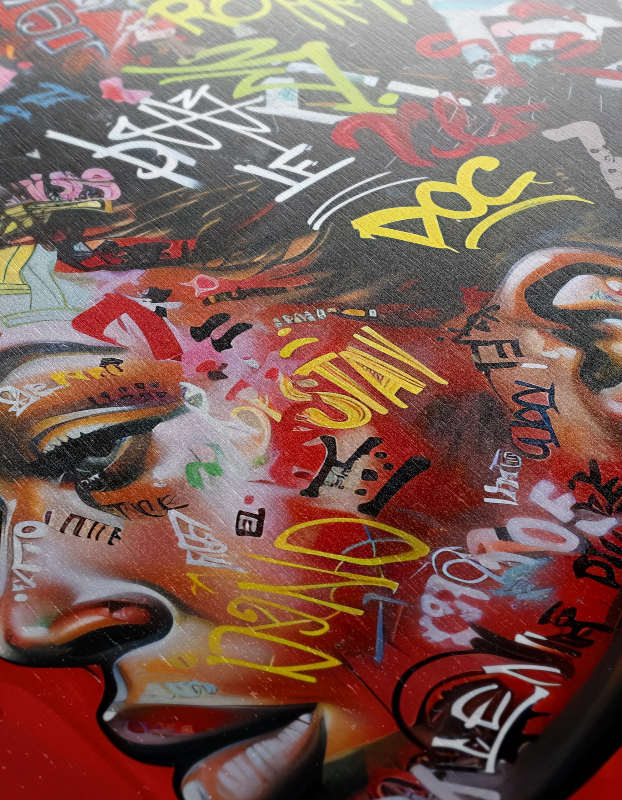 Vibrant Afro Art with Street Style Graffiti - Image 12