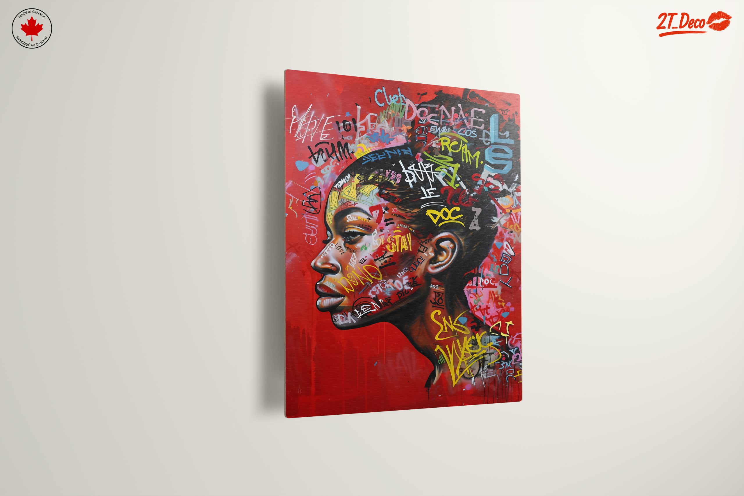 Vibrant Afro Art with Street Style Graffiti - Image 13
