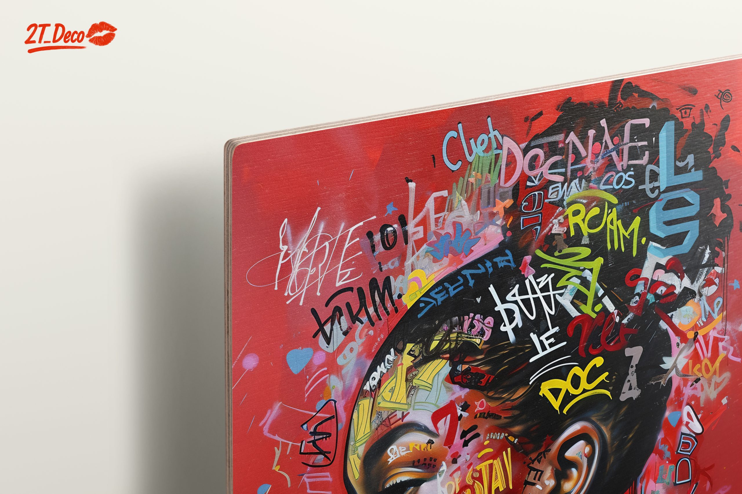 Vibrant Afro Art with Street Style Graffiti - Image 15