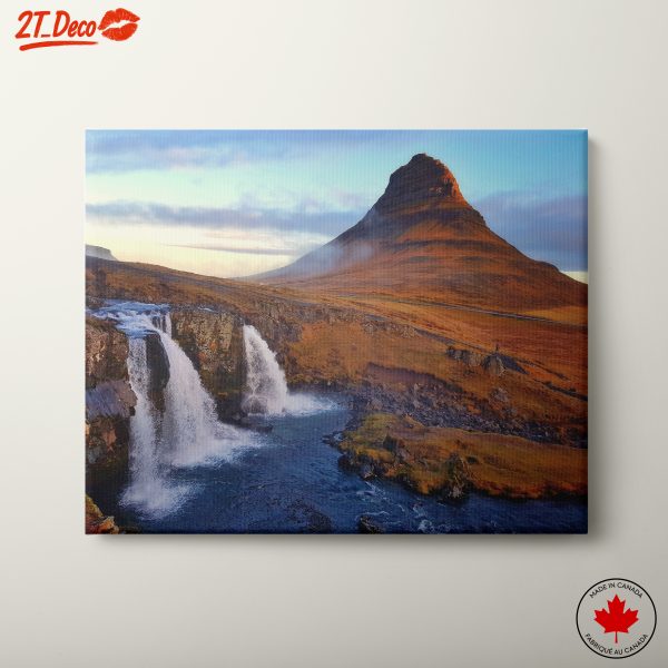 Stunning Nature Landscape with Waterfalls