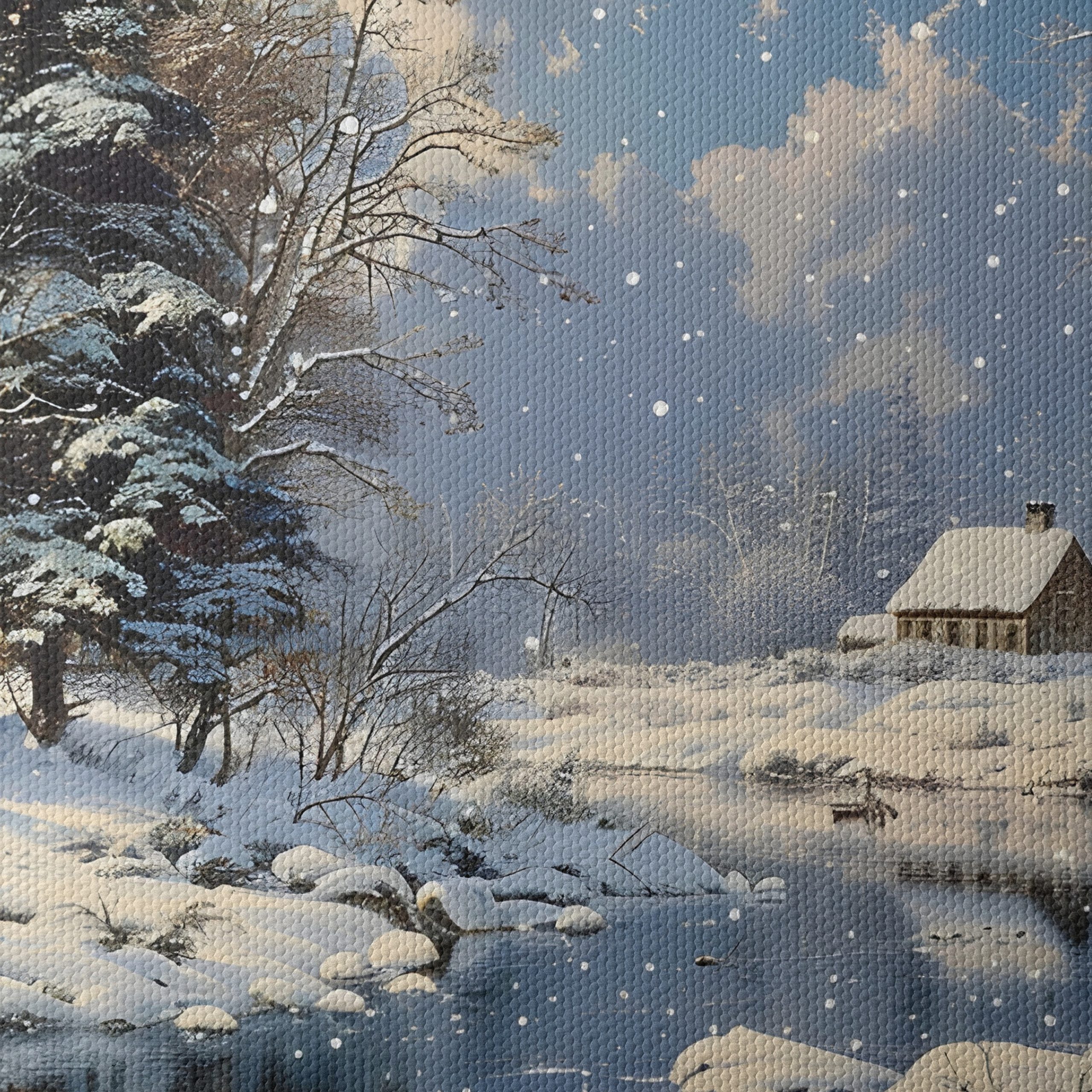 Charming Winter Landscape with Snowy Trees 2 - Image 4