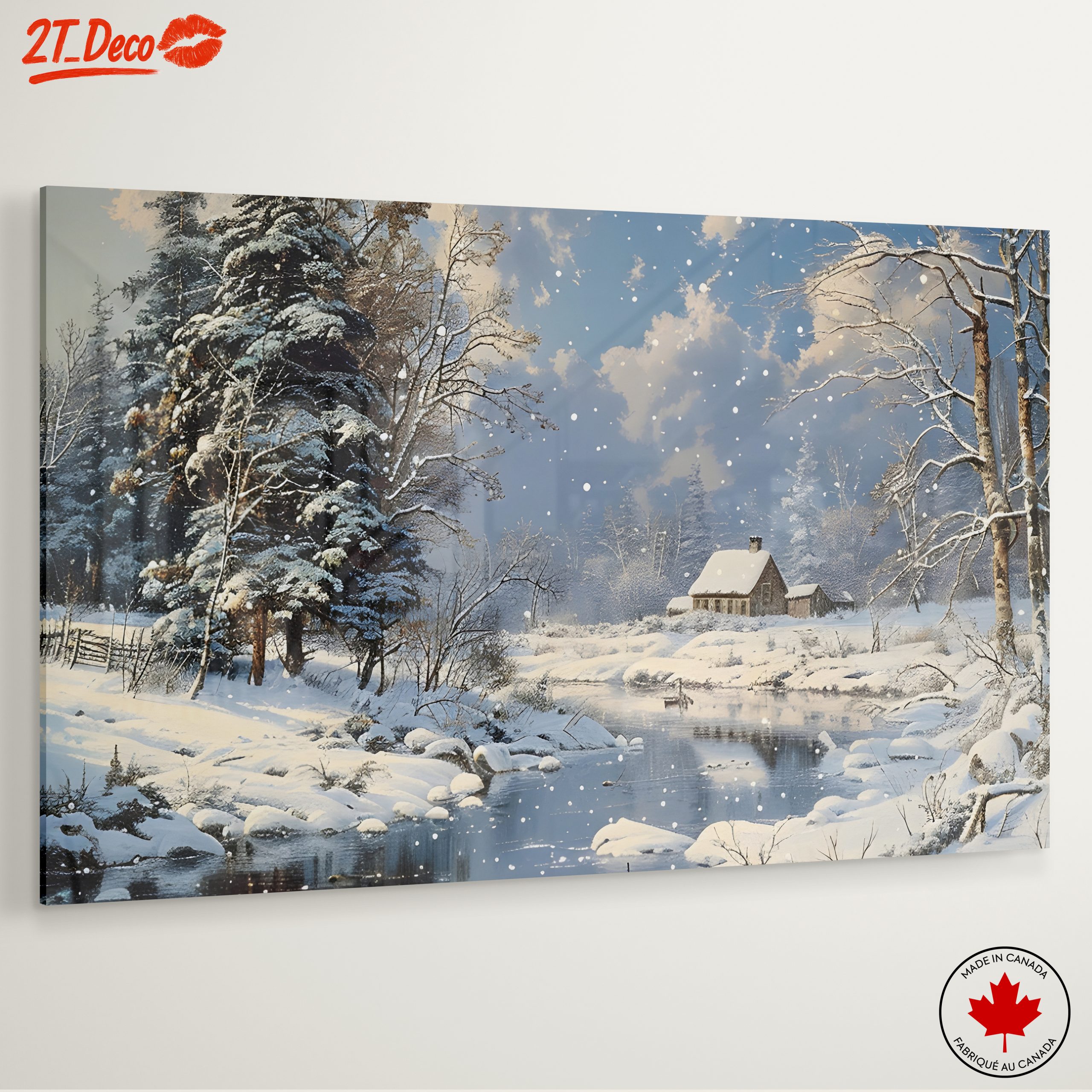 Charming Winter Landscape with Snowy Trees 2 - Image 6