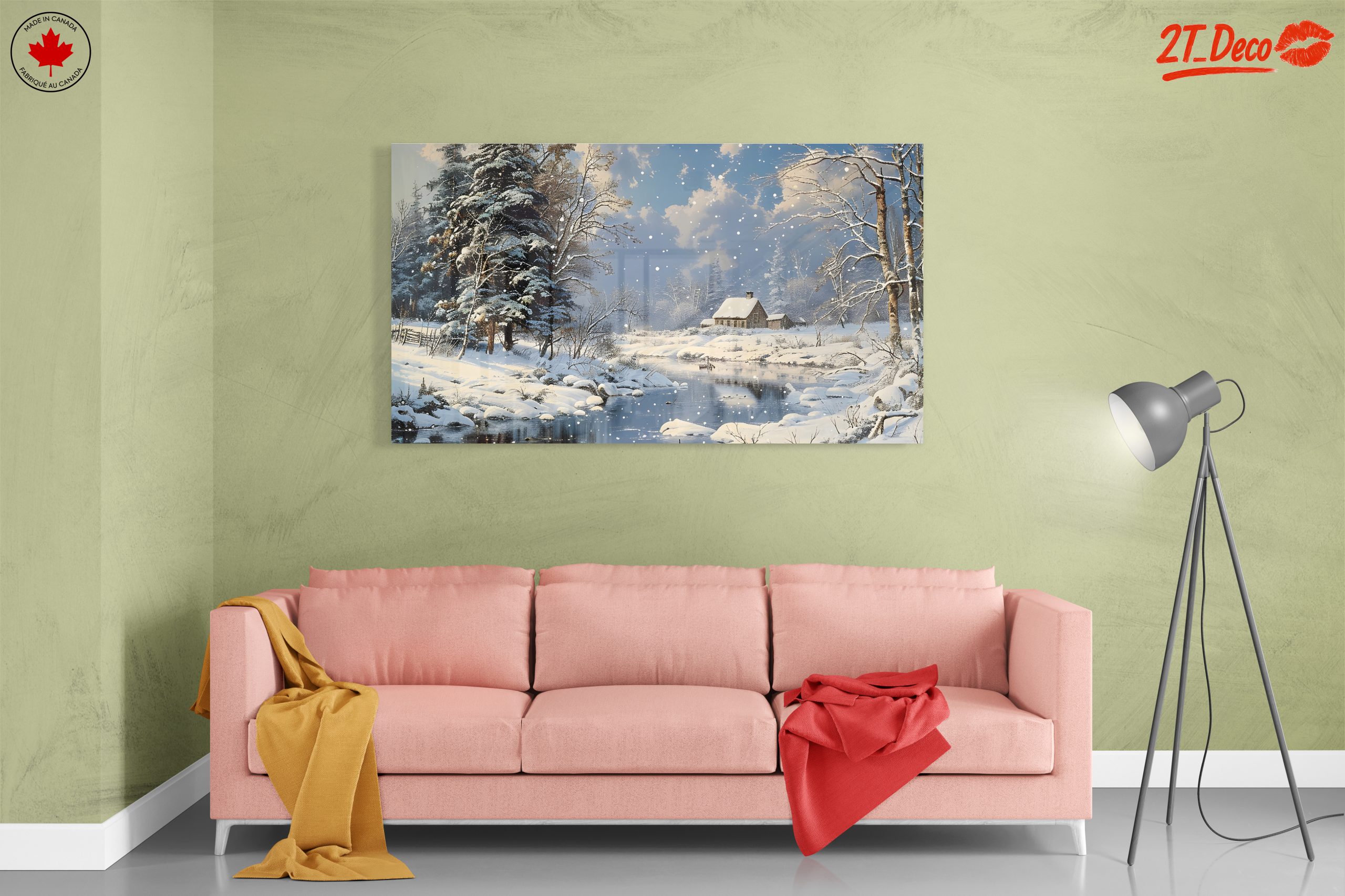 Charming Winter Landscape with Snowy Trees 2 - Image 7