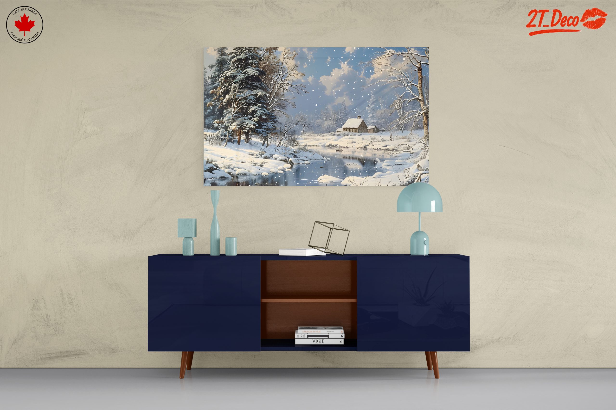 Charming Winter Landscape with Snowy Trees 2 - Image 8