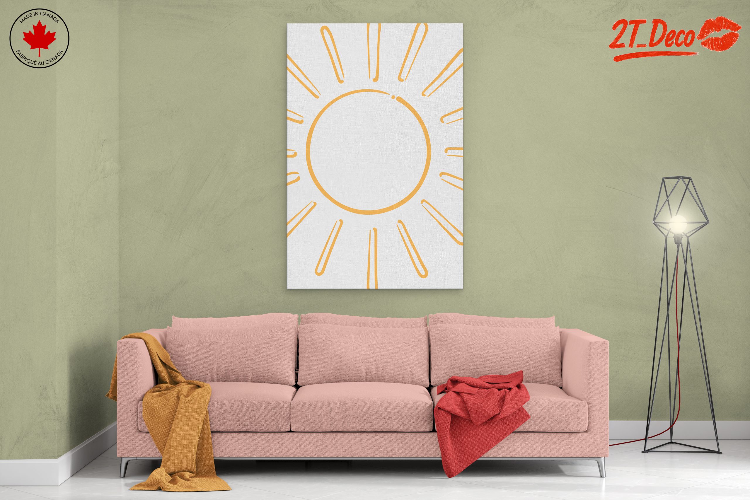 Minimalist Sun Art for Bright Spaces - Image 2