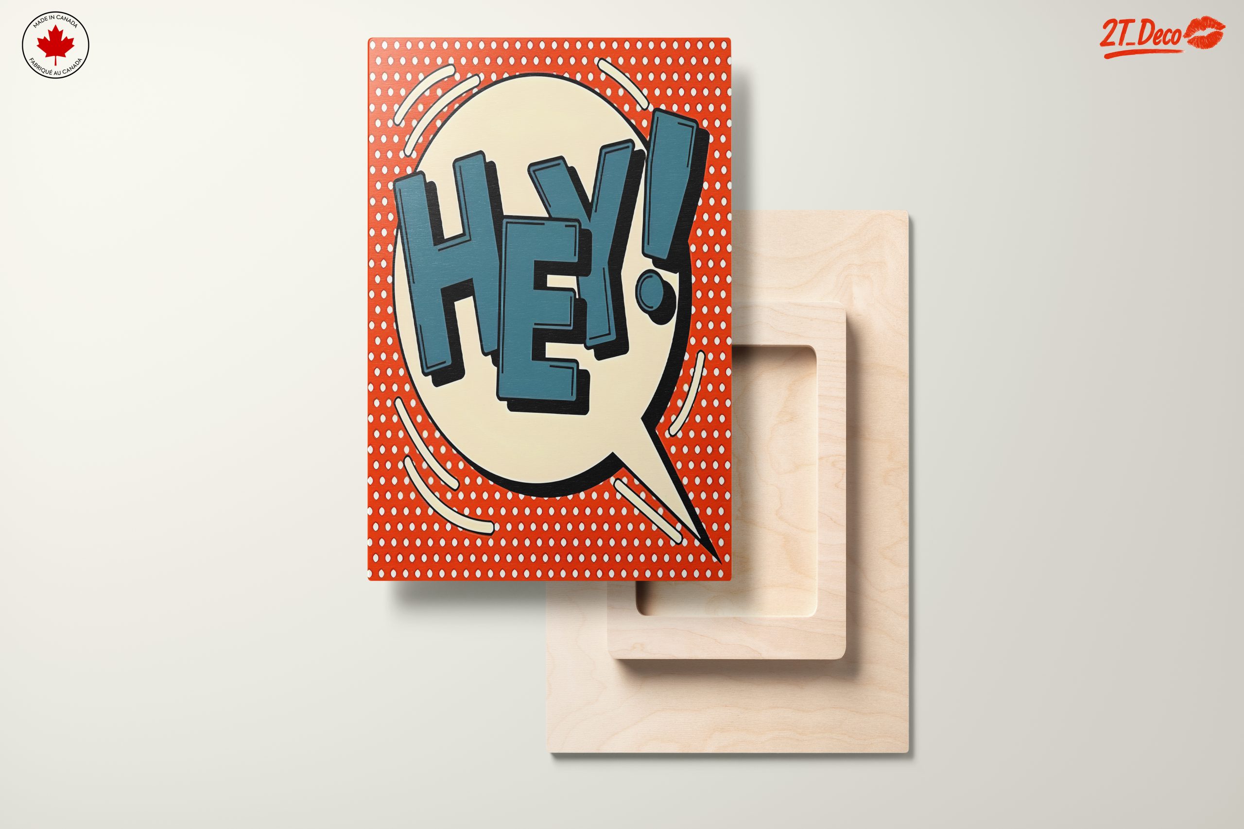 Hey! Bold Pop Art Poster - Image 11