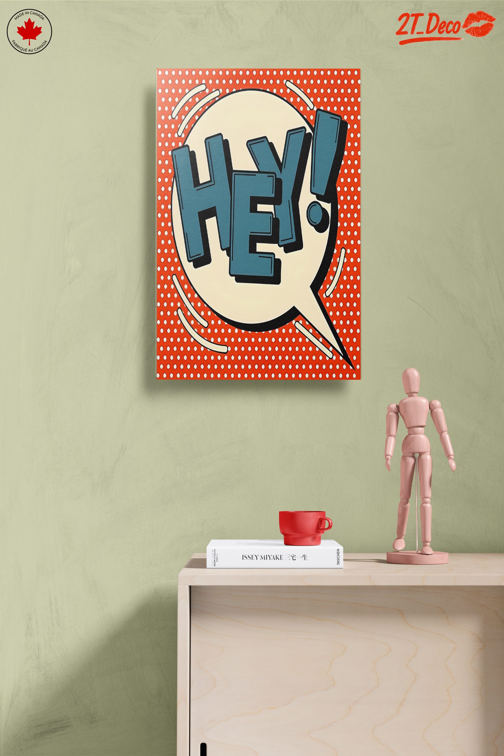 Hey! Bold Pop Art Poster - Image 14