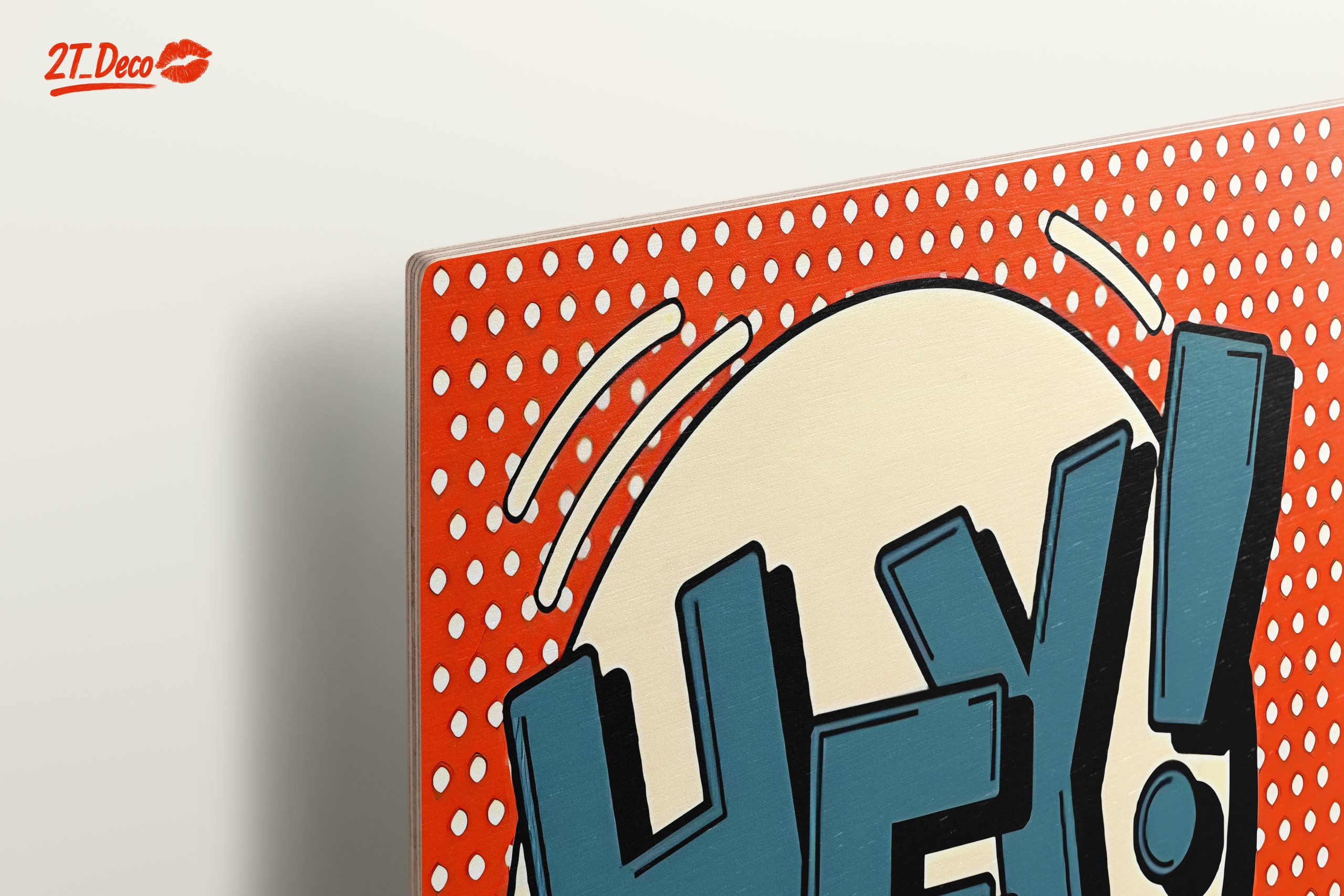 Hey! Bold Pop Art Poster - Image 15