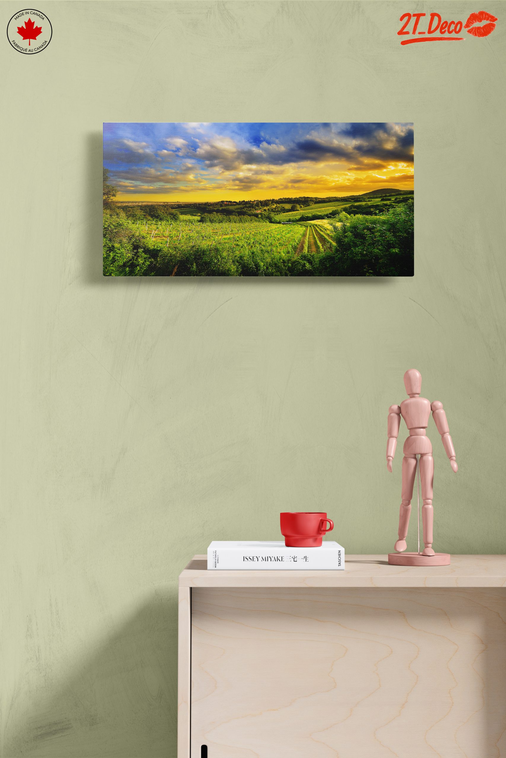 Vibrant Vineyard Landscape at Sunset - Image 14